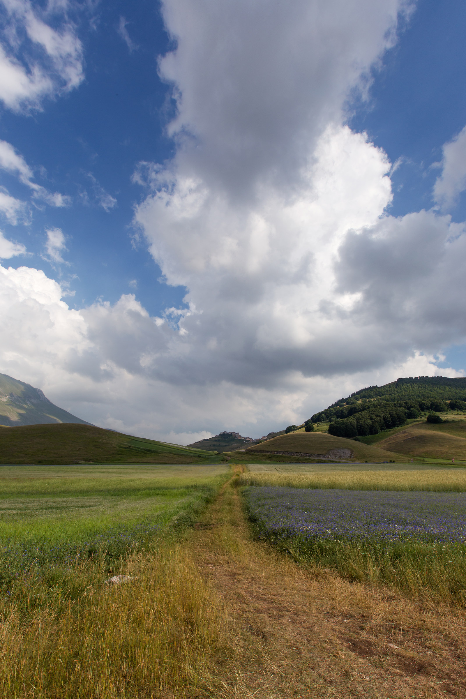 Towards castelluccio