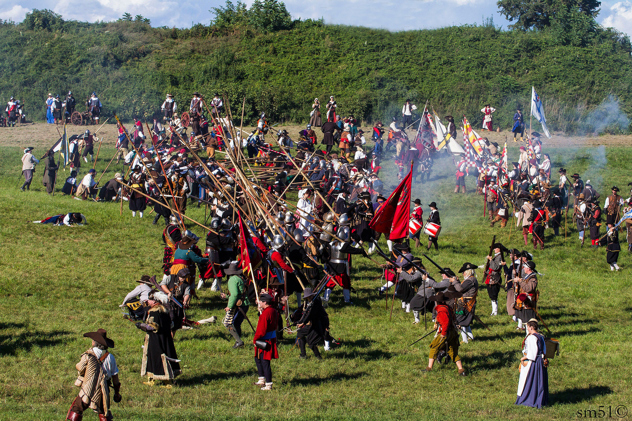 Historical re-enactment of Palmanova
