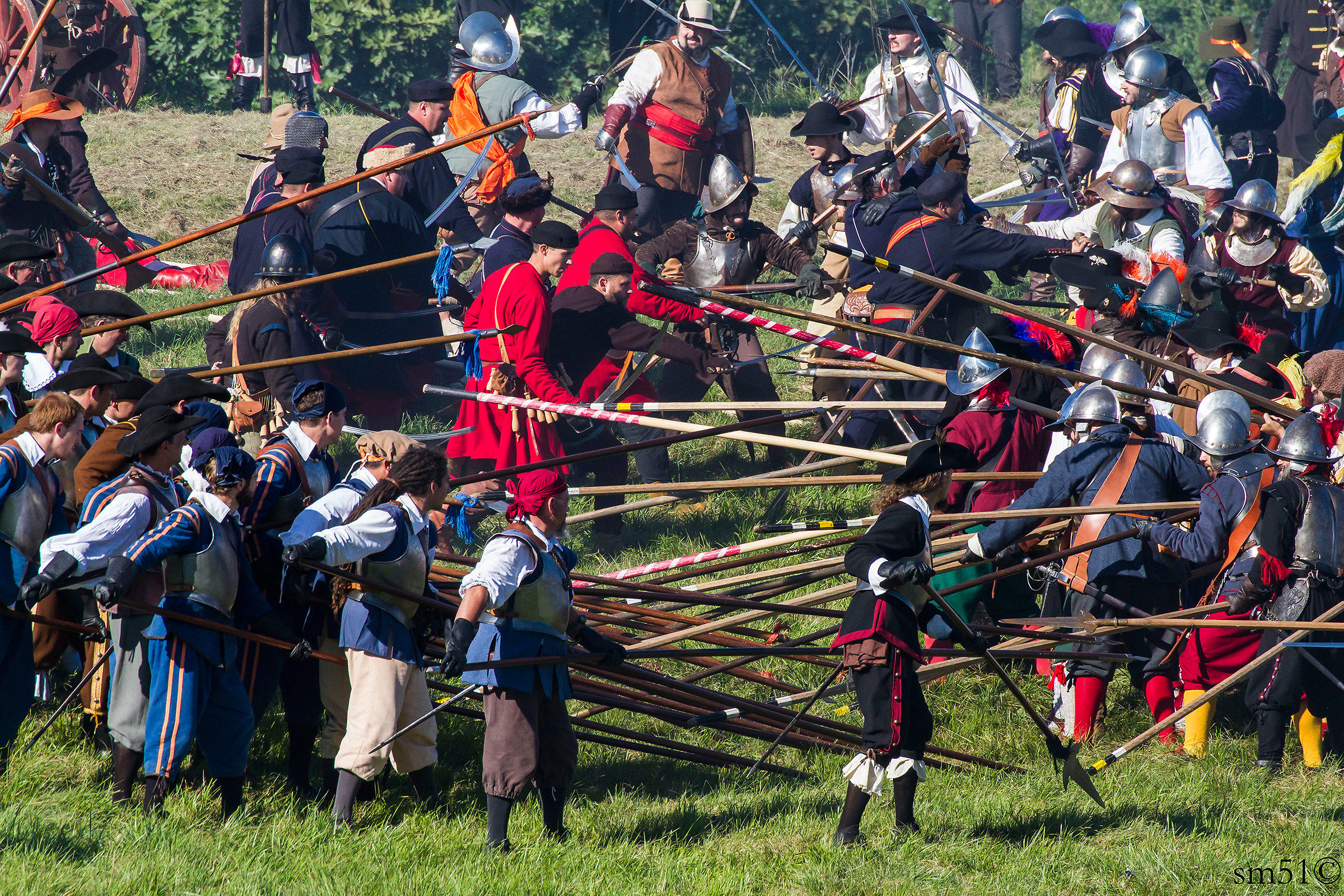 Historical re-enactment of Palmanova