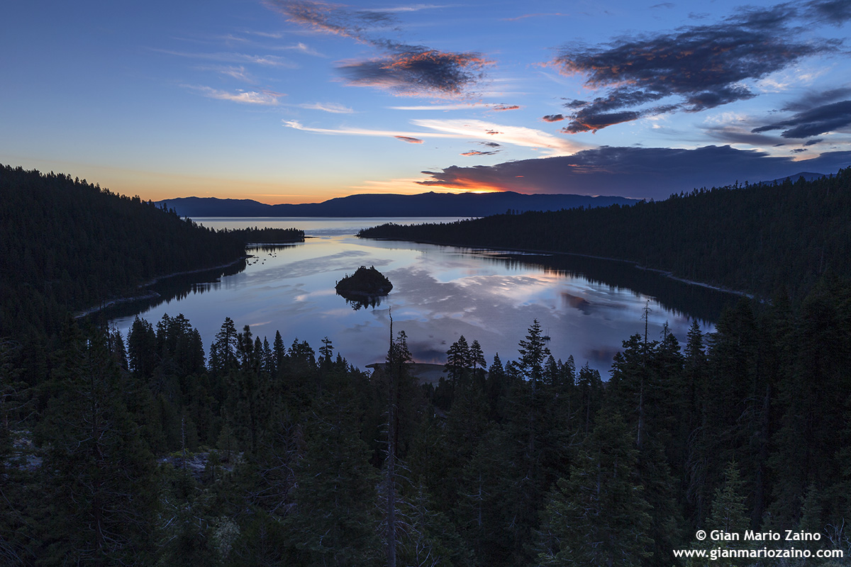 Sunrise over Lake Tahoe