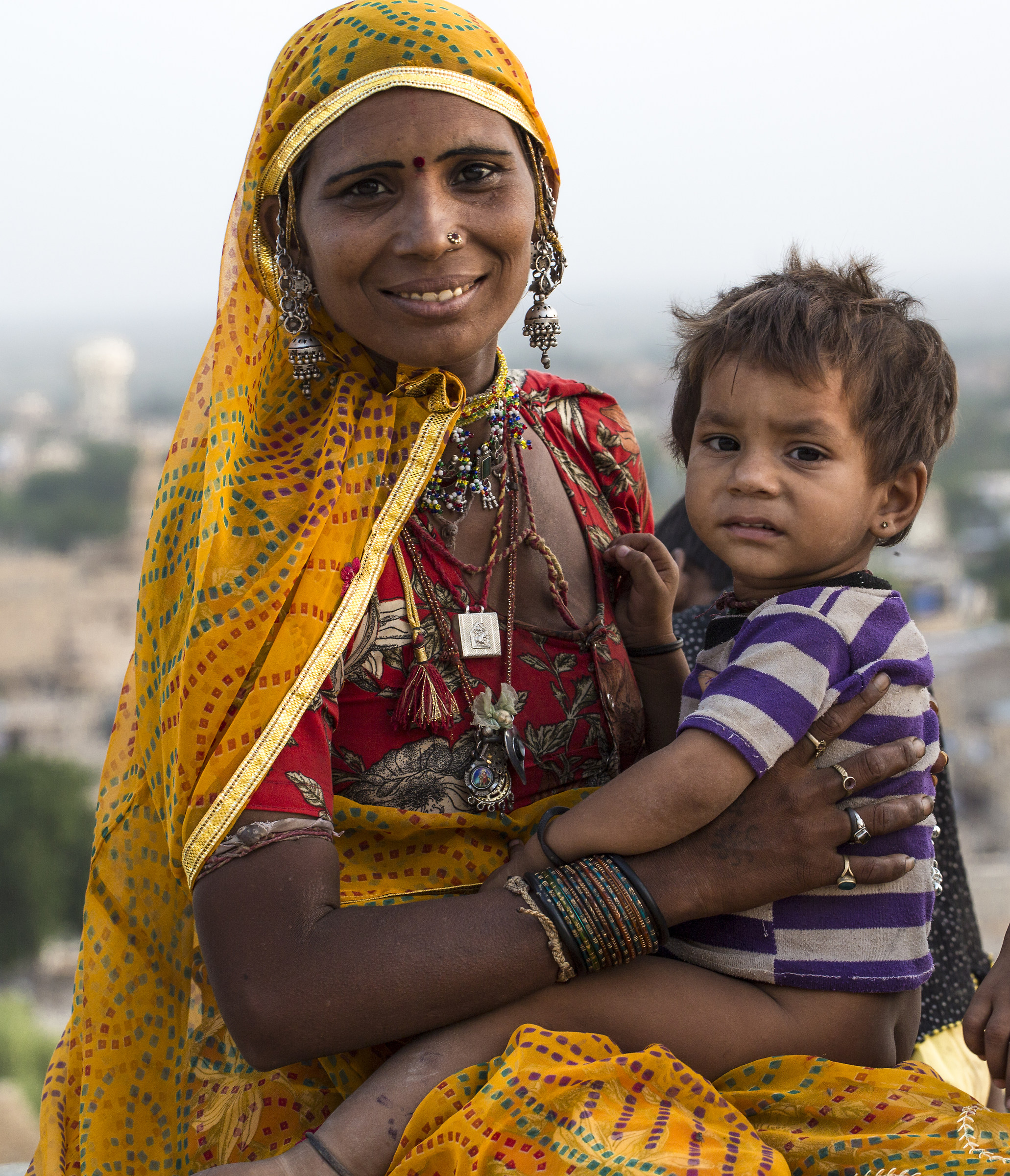Jaisalmer, Mamma e figlio