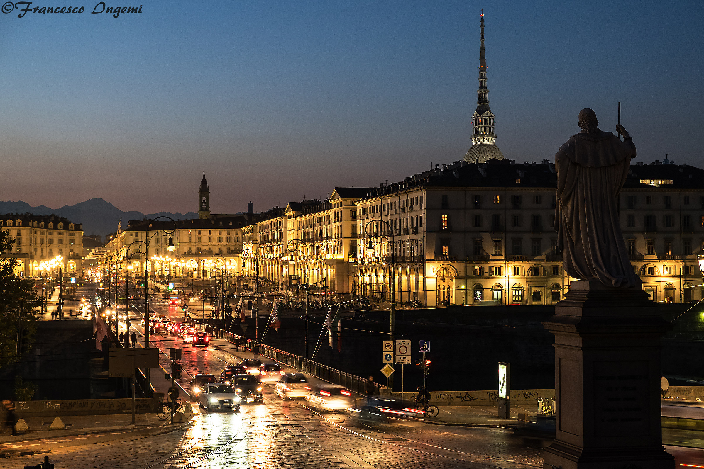 Blue hour in Turin