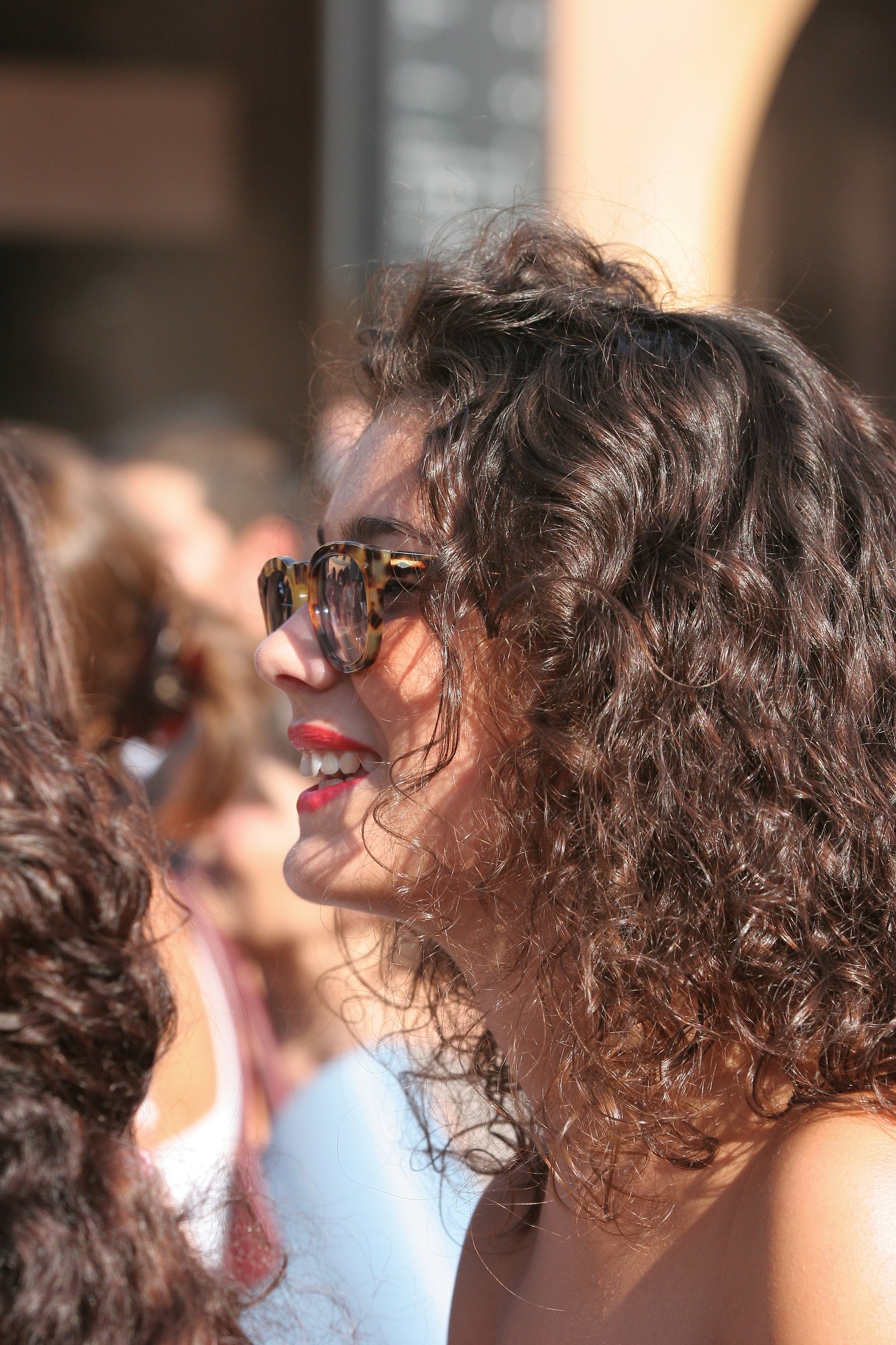 durante le prove dello spettacolo