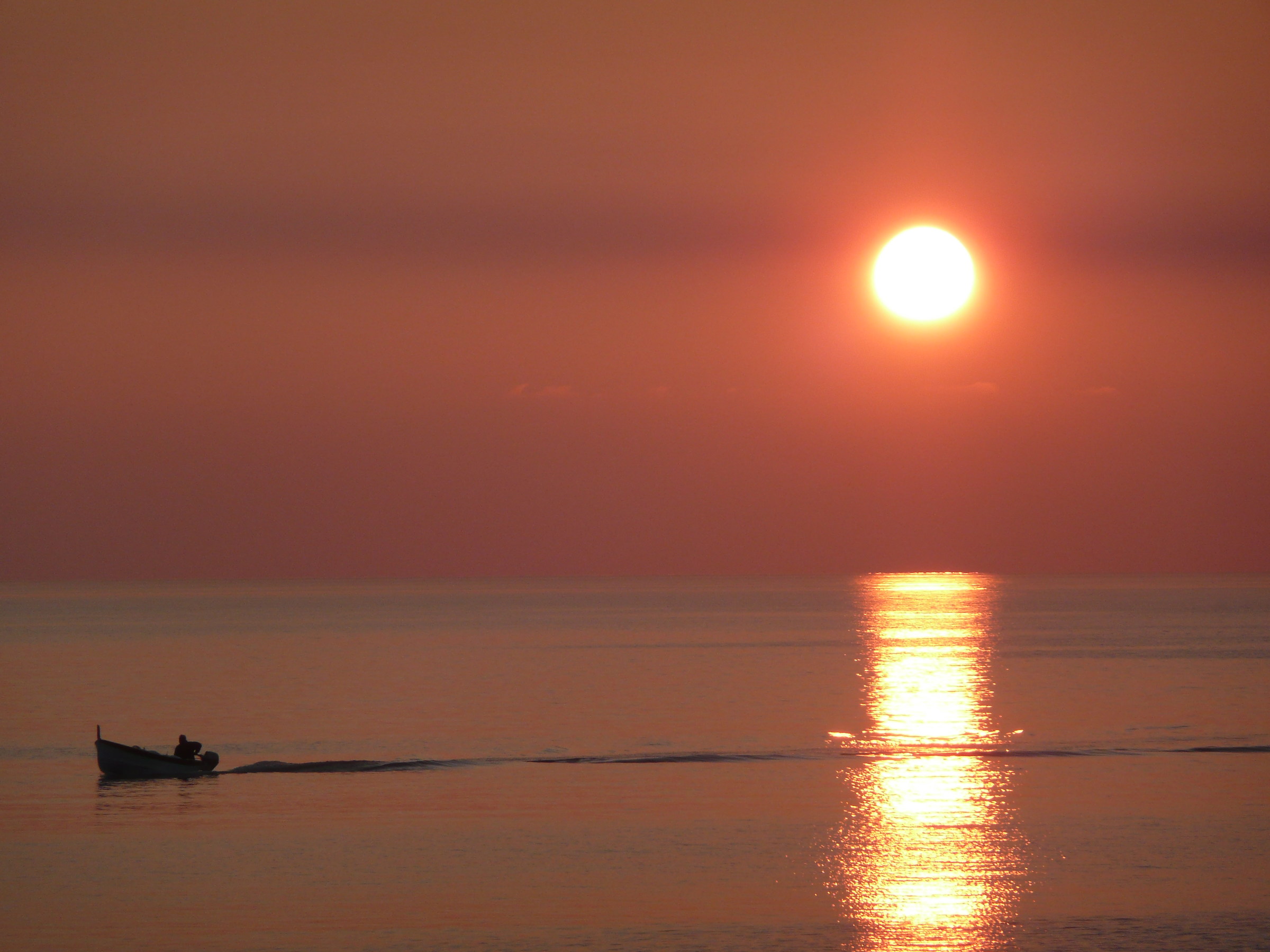 L'arancione che tramonta