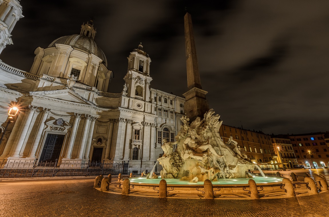 Fountain of the Rivers, Sant Agnese in Agone - Piazza Navona