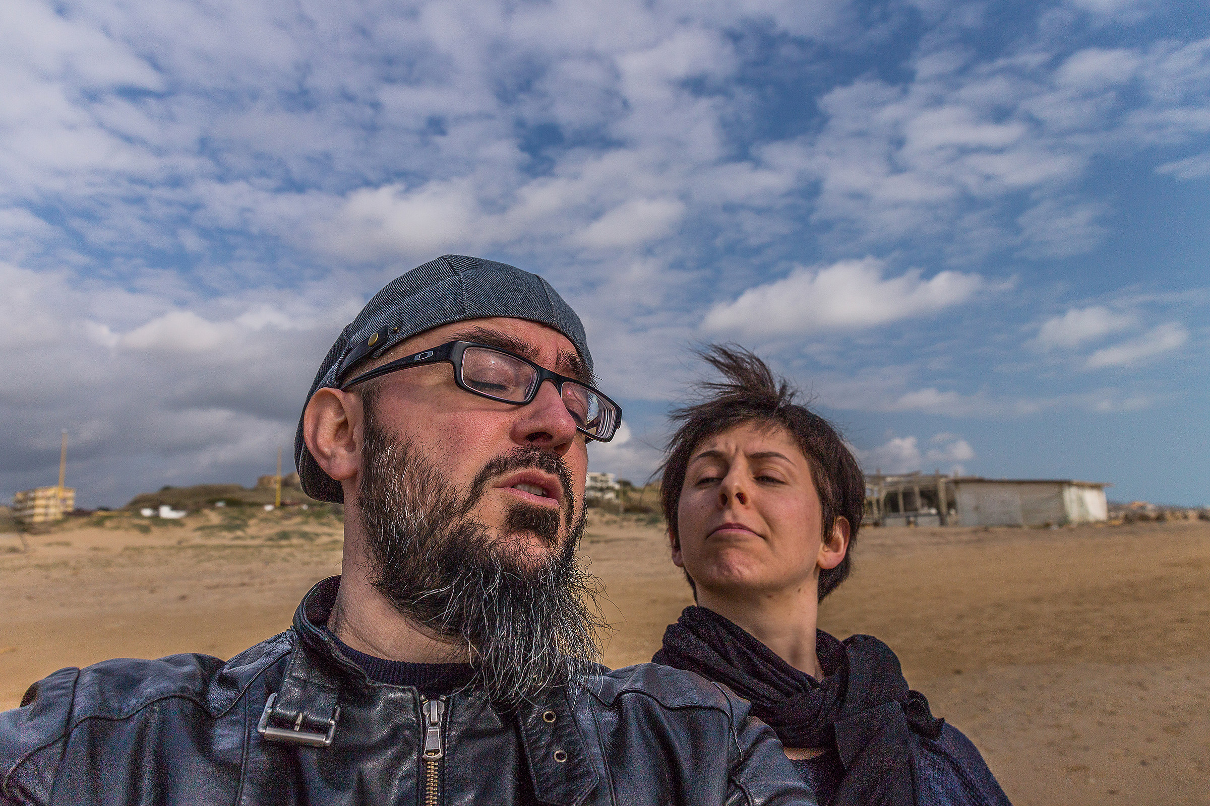 Pushed by sea breeze