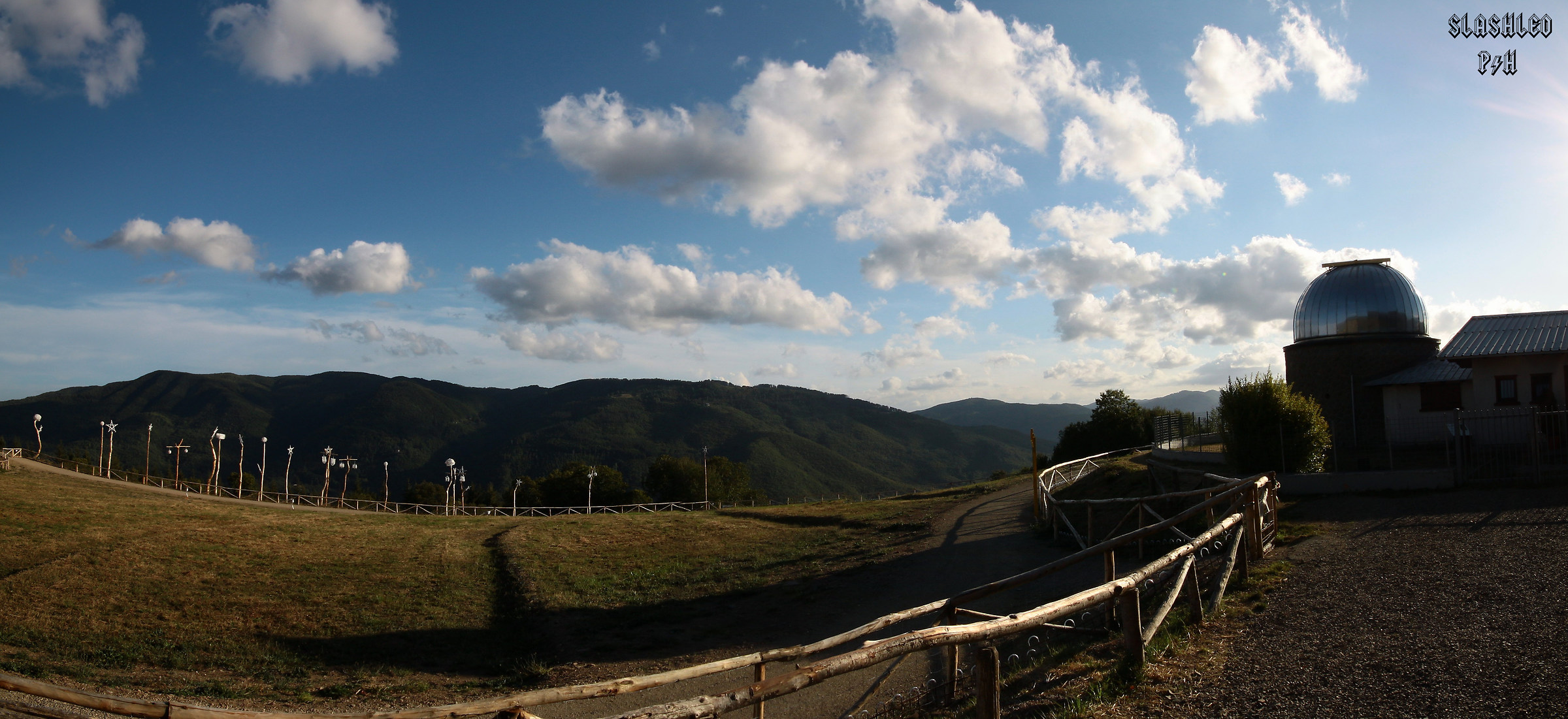 Panoramica del parco dell'Osservatorio