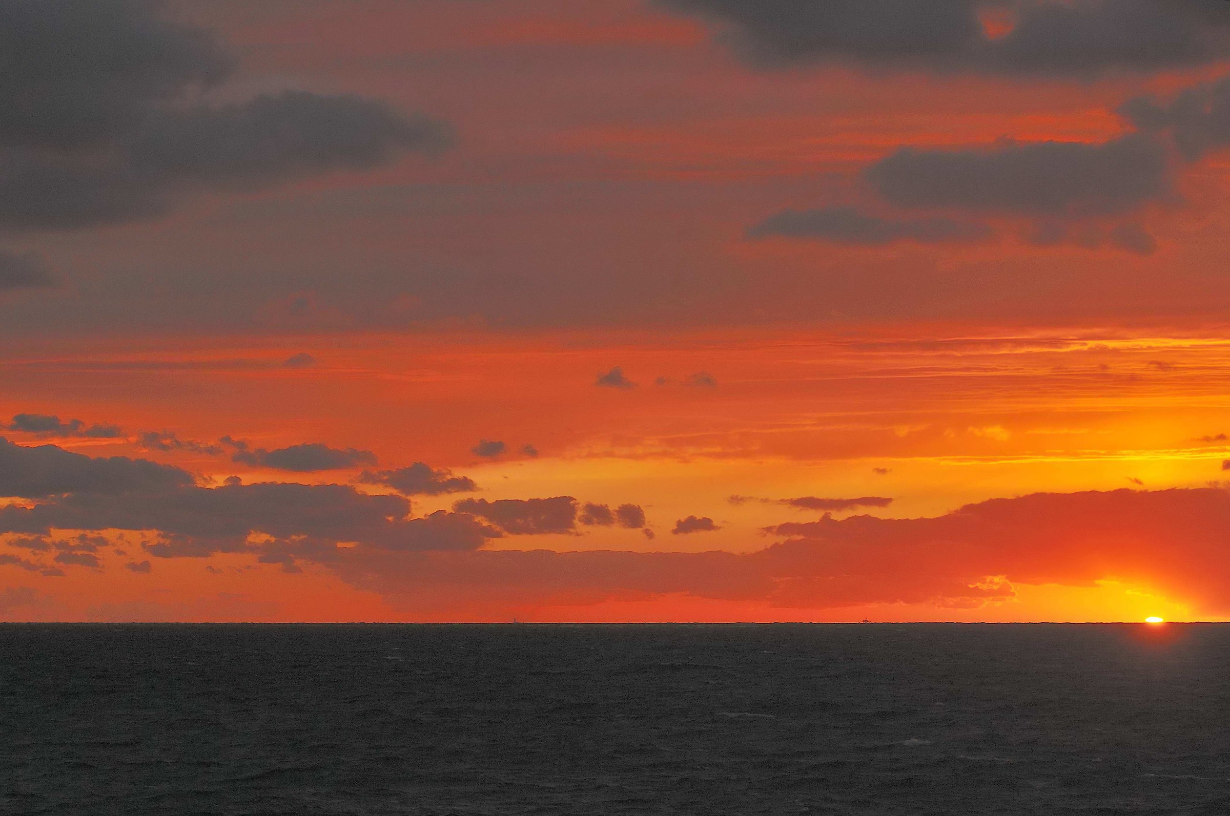 tramonto a Puttgarden