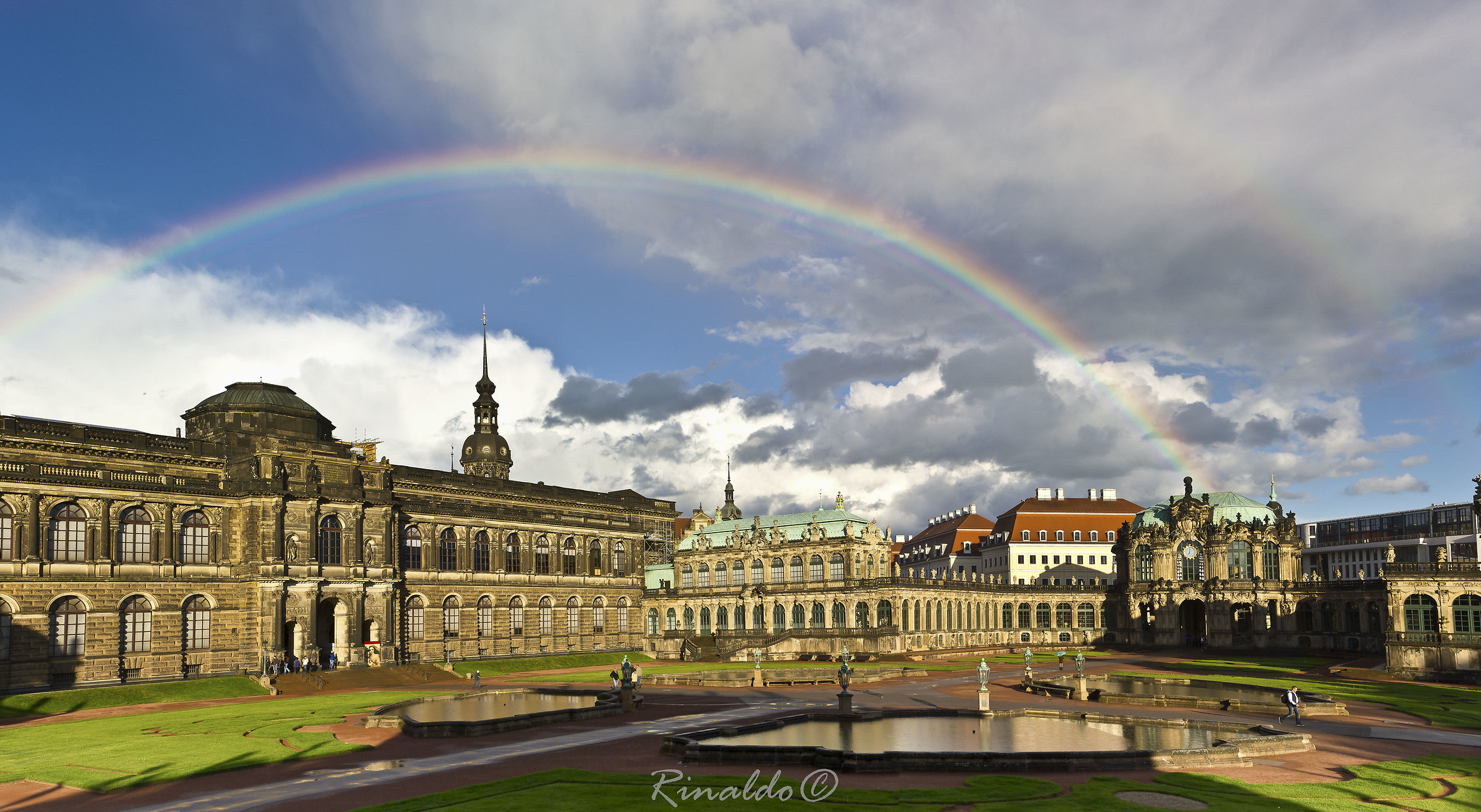 Arcobaleno sullo Zwinger