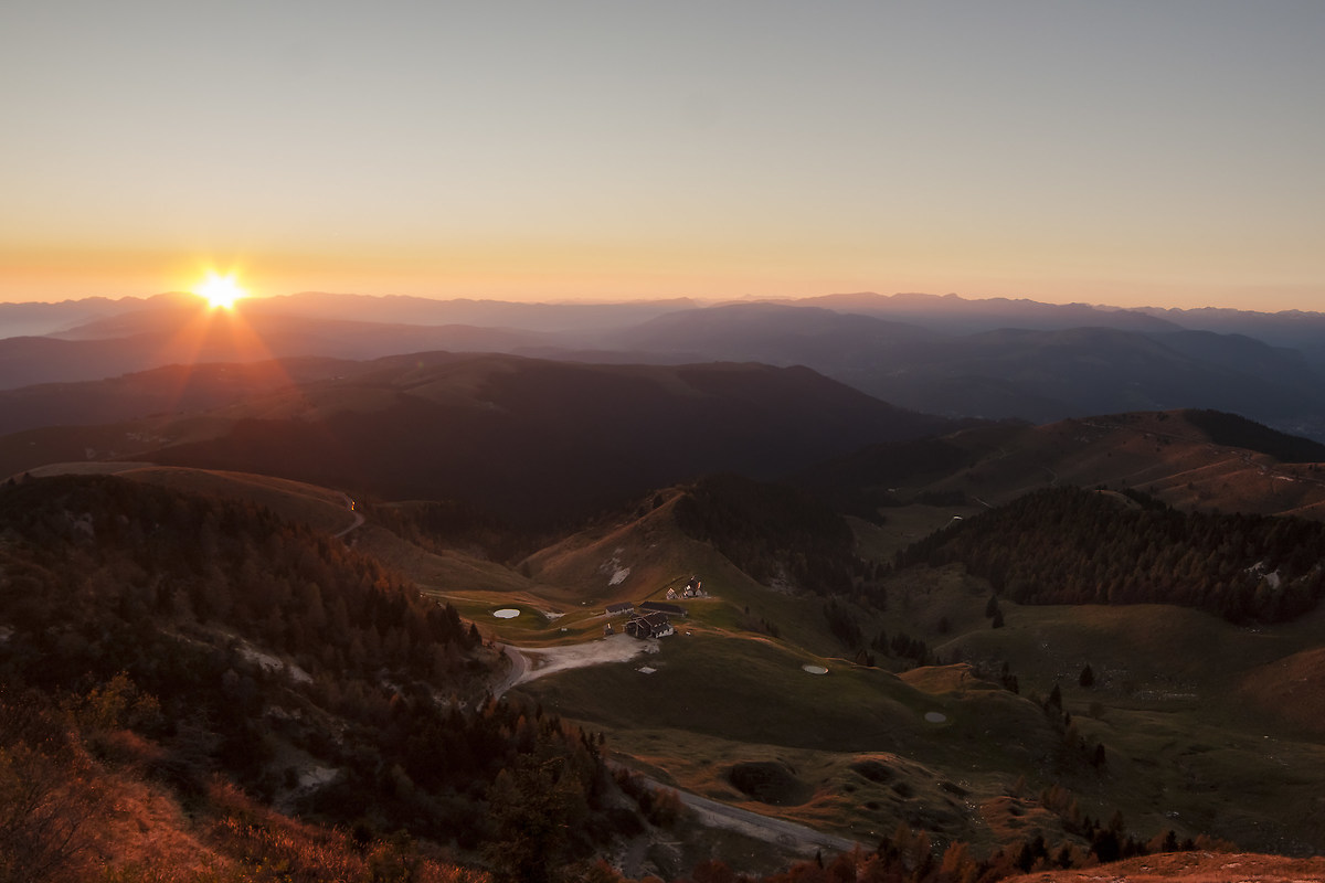 A sunset from Monte Grappa