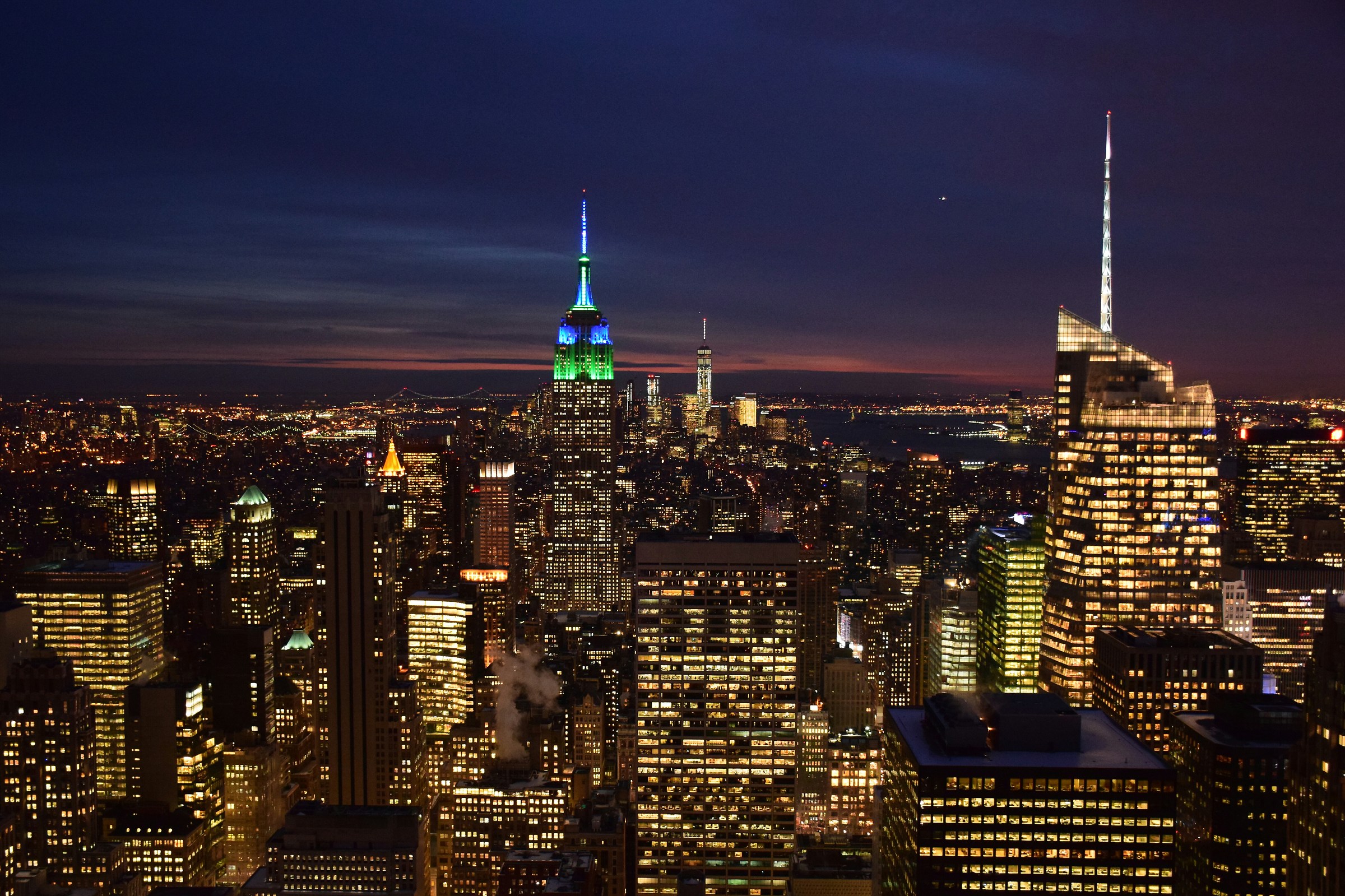 View from the Rockefeller Center