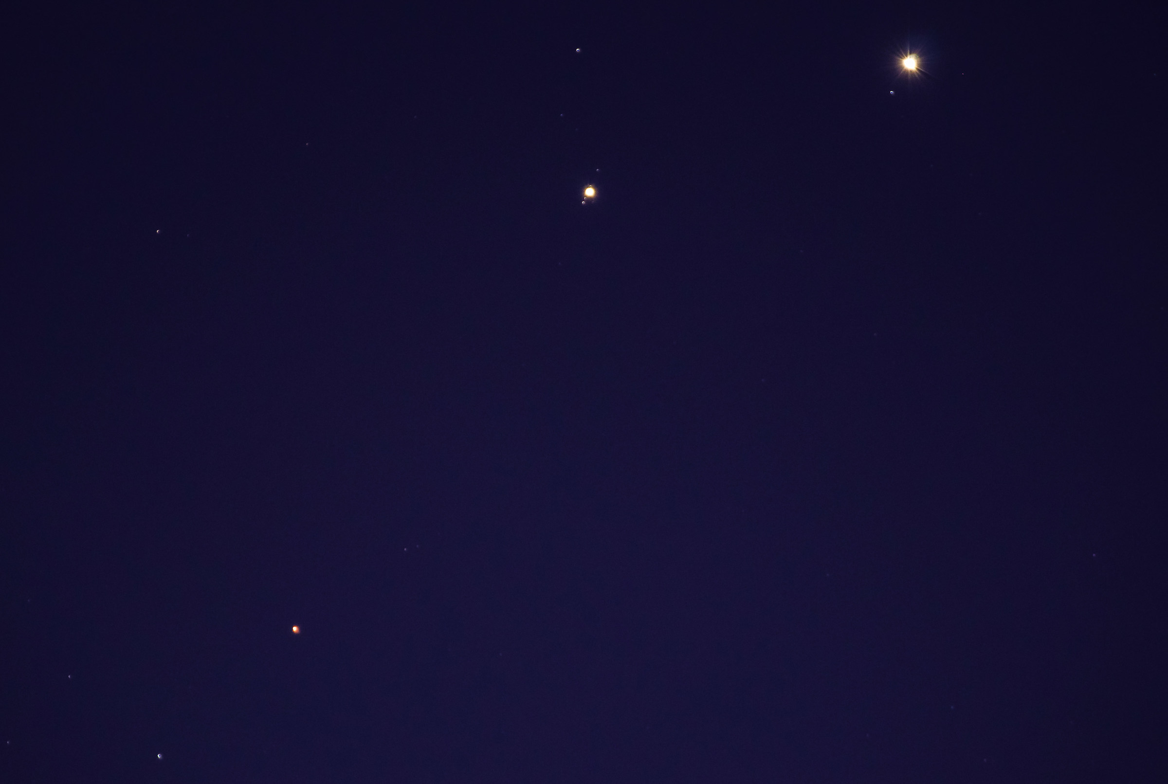 Congiunzione Venere Giove Marte 24-10-15