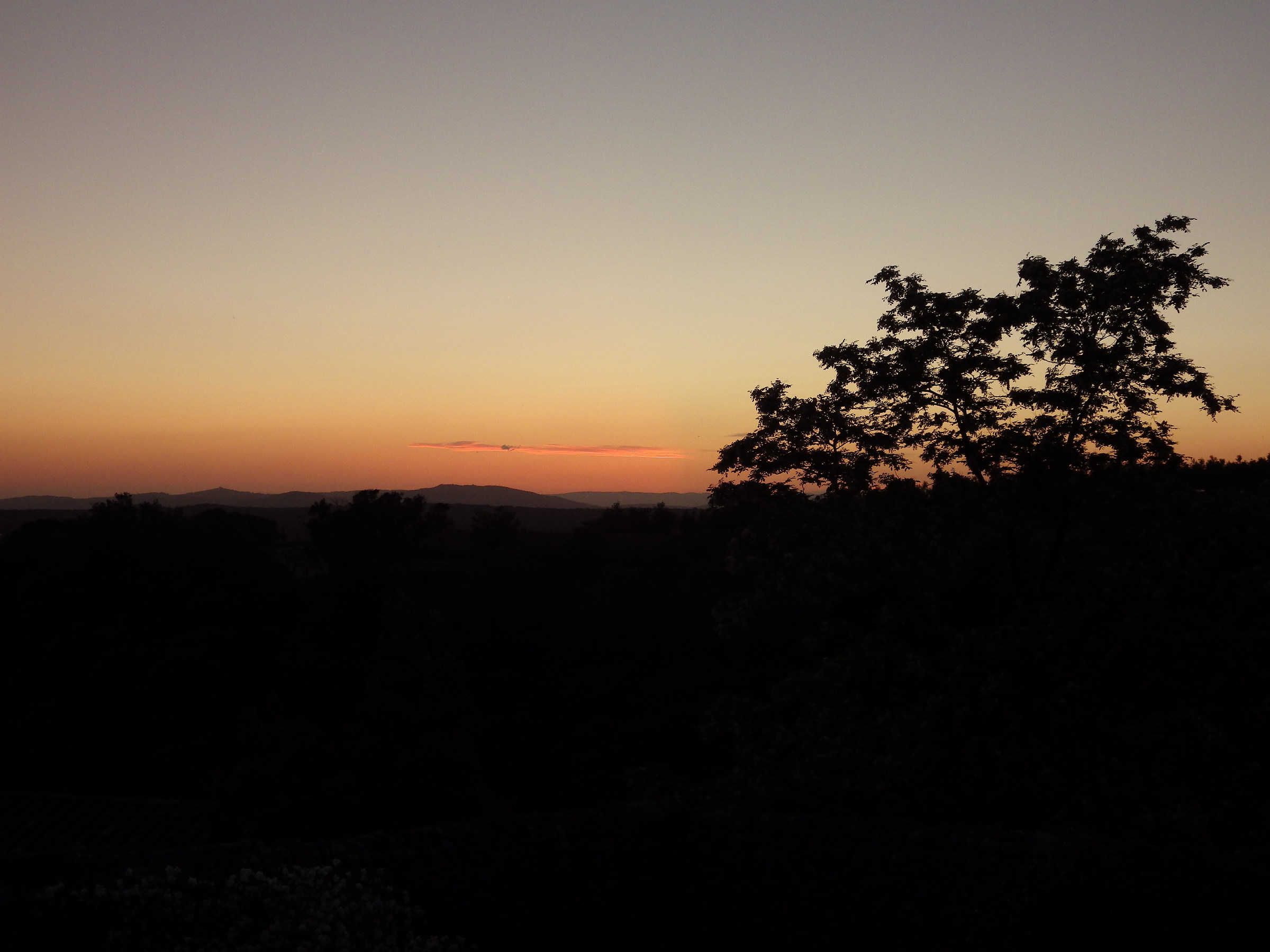Sunset on Tuscia