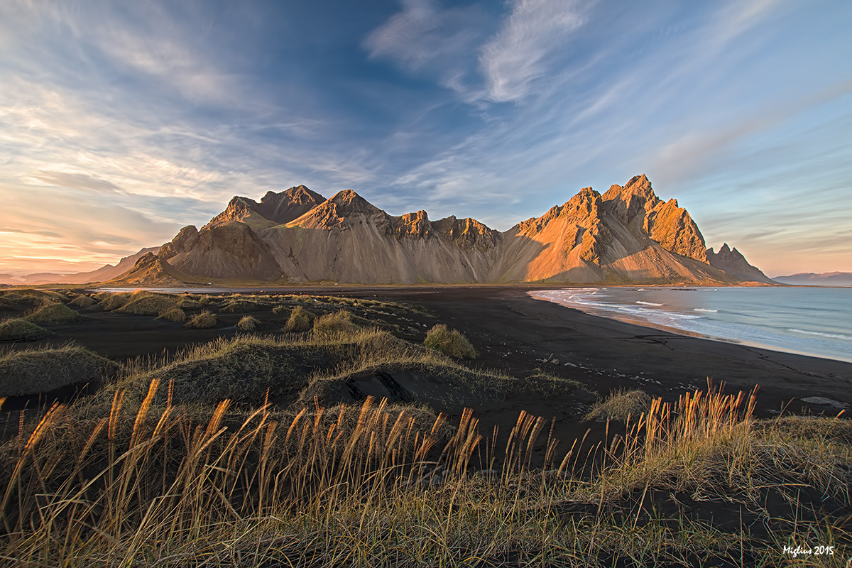 Sunset at Vestrahorn