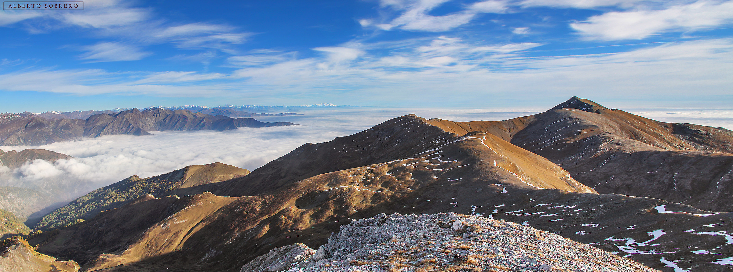 Clouds and warm colors from the White Sea