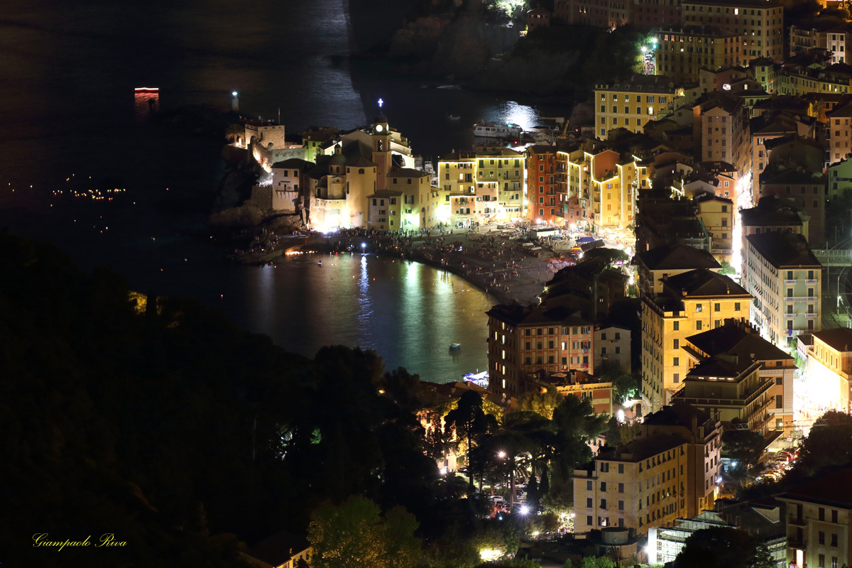 camogli notturno, festa stella maris