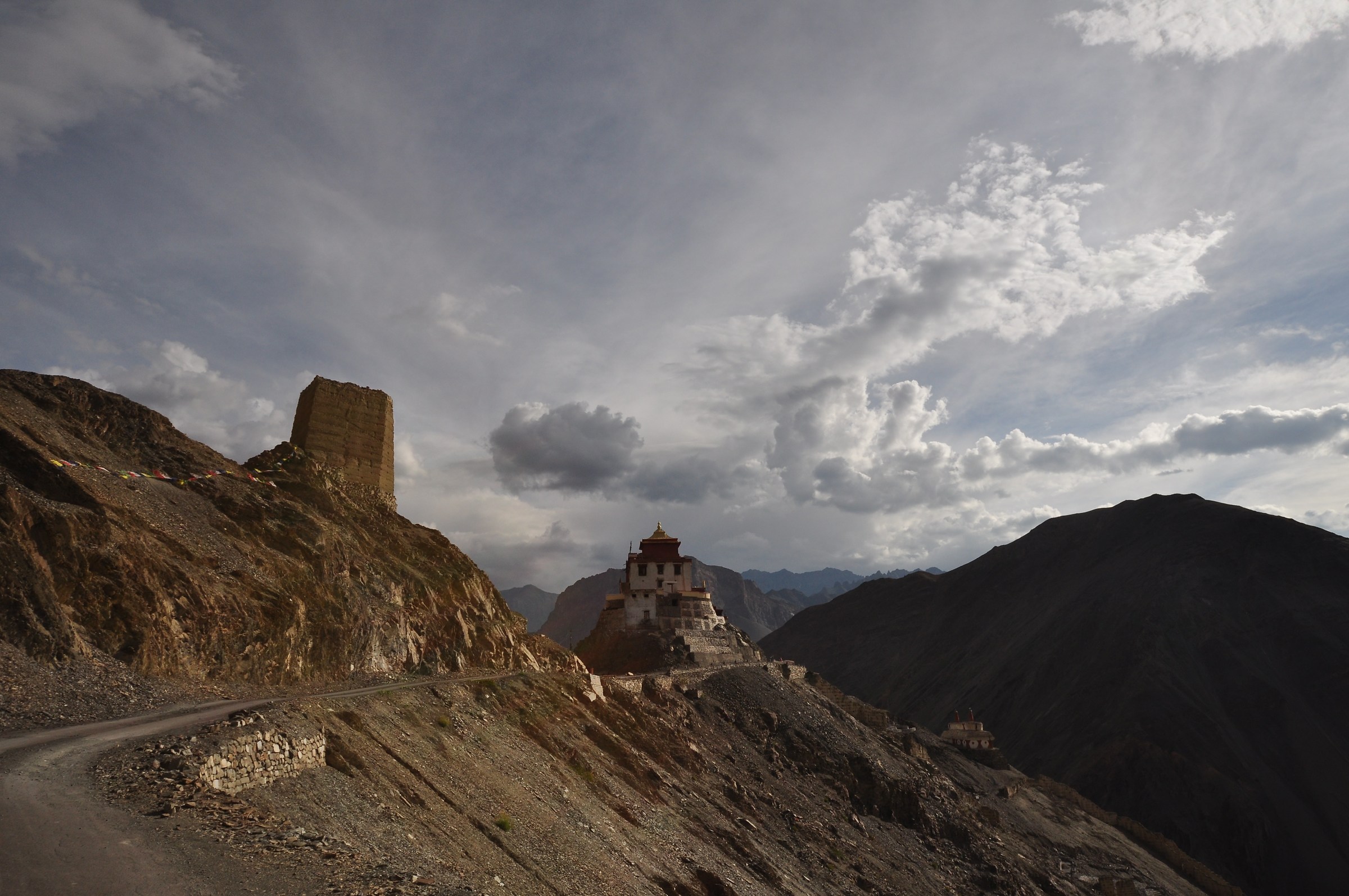 Monastery in the light