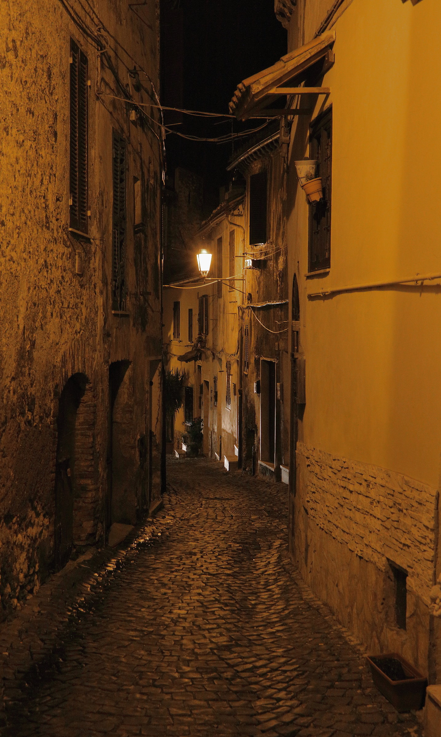 Spanning the alley B.