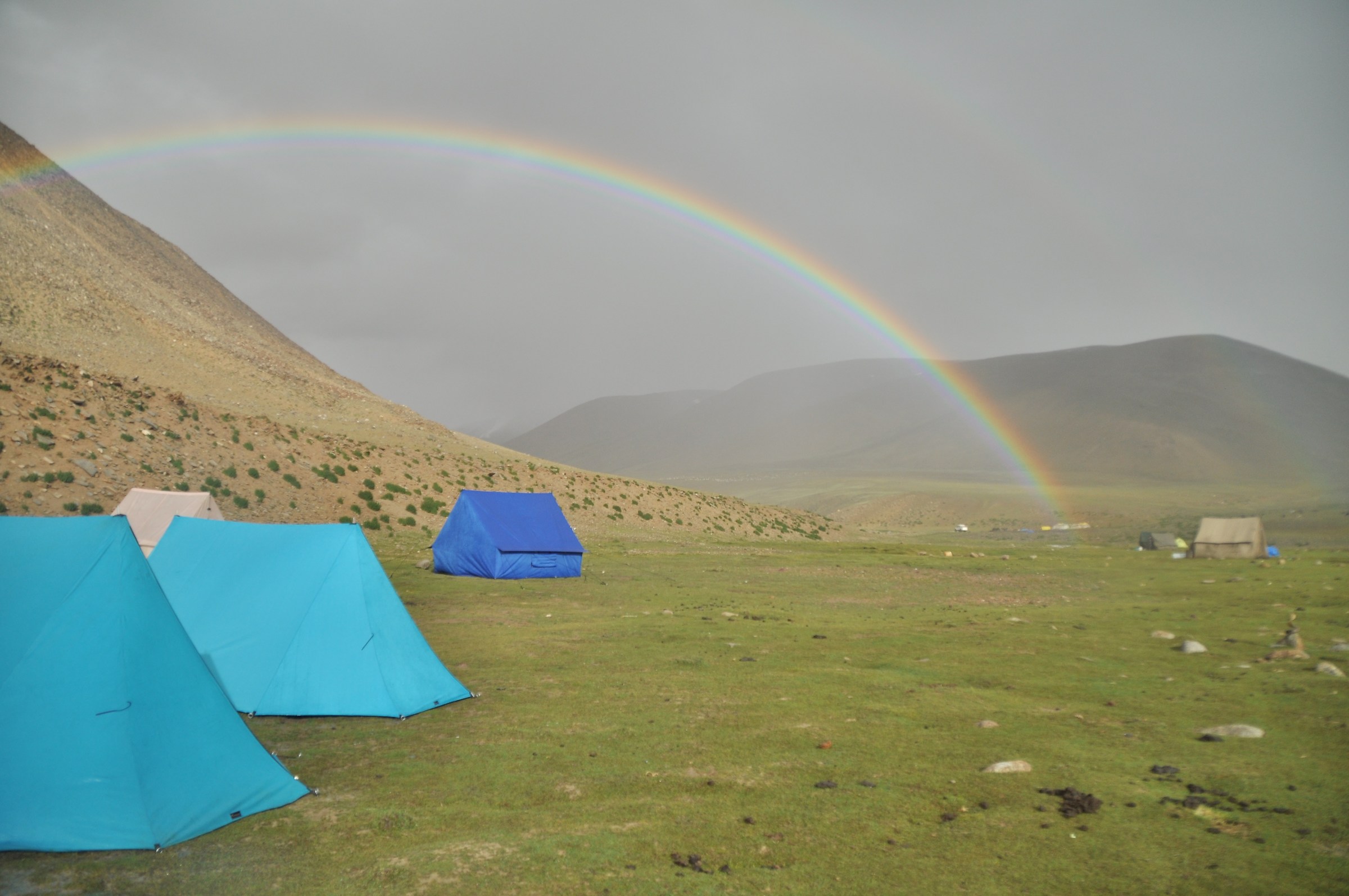 Rainbow on the top of the world