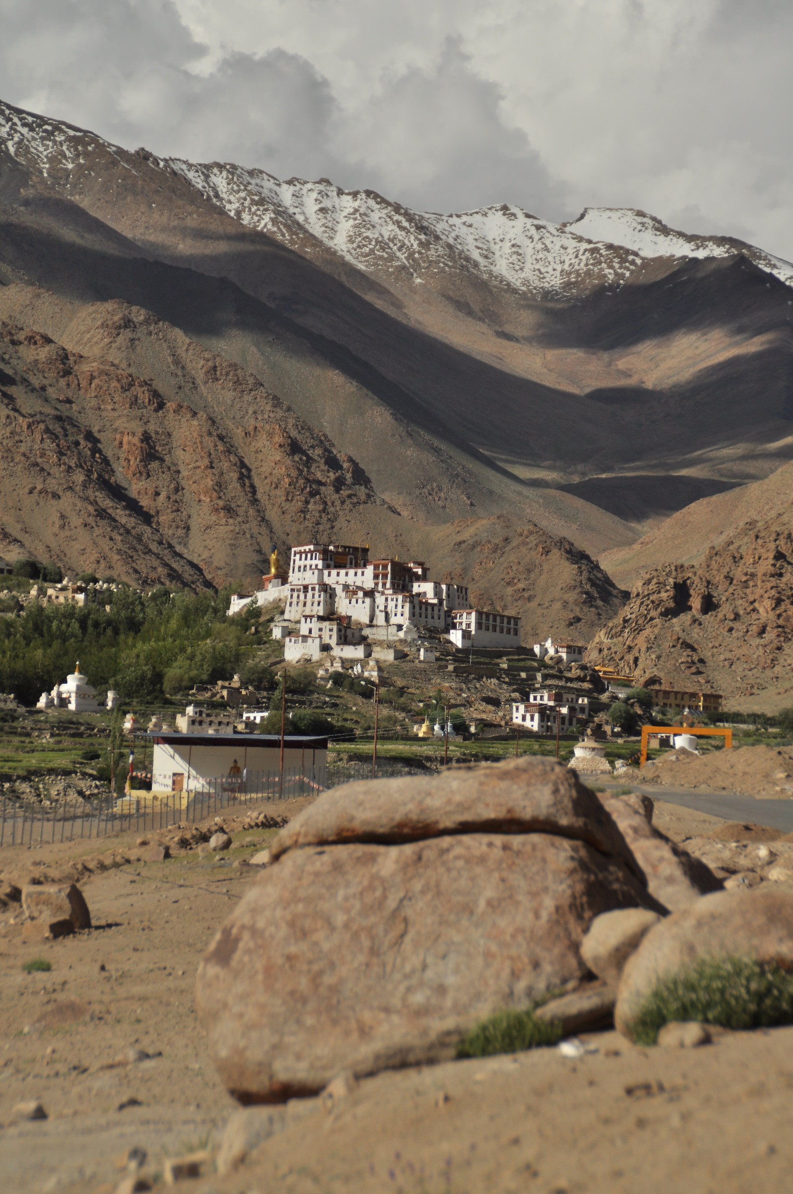 Monastery lost in mountains