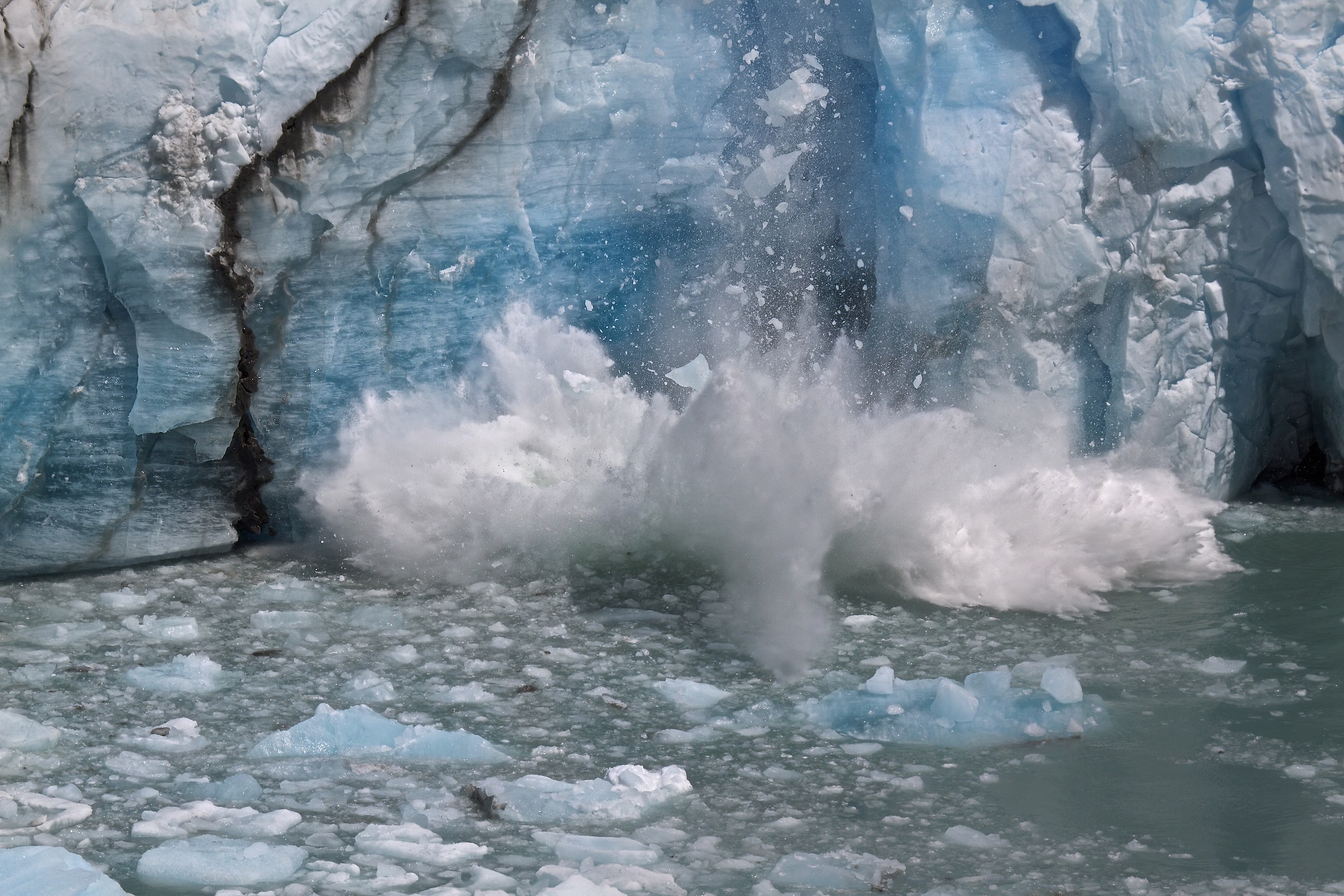 a splash in the water
