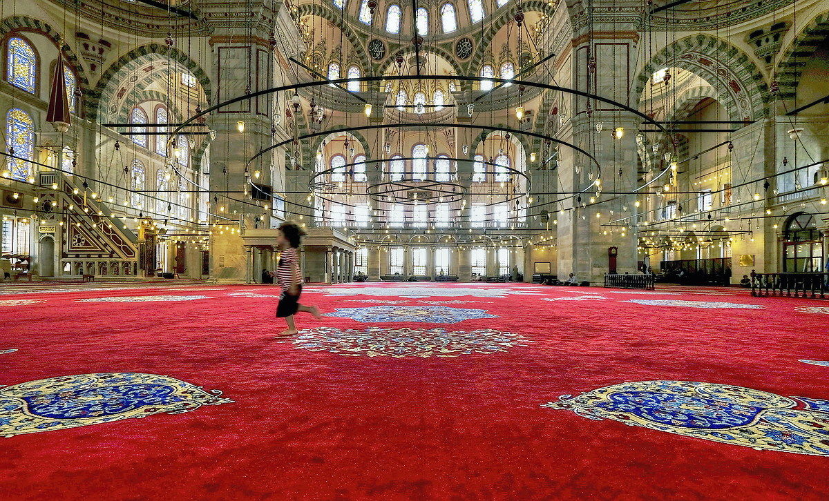 A run in the mosque