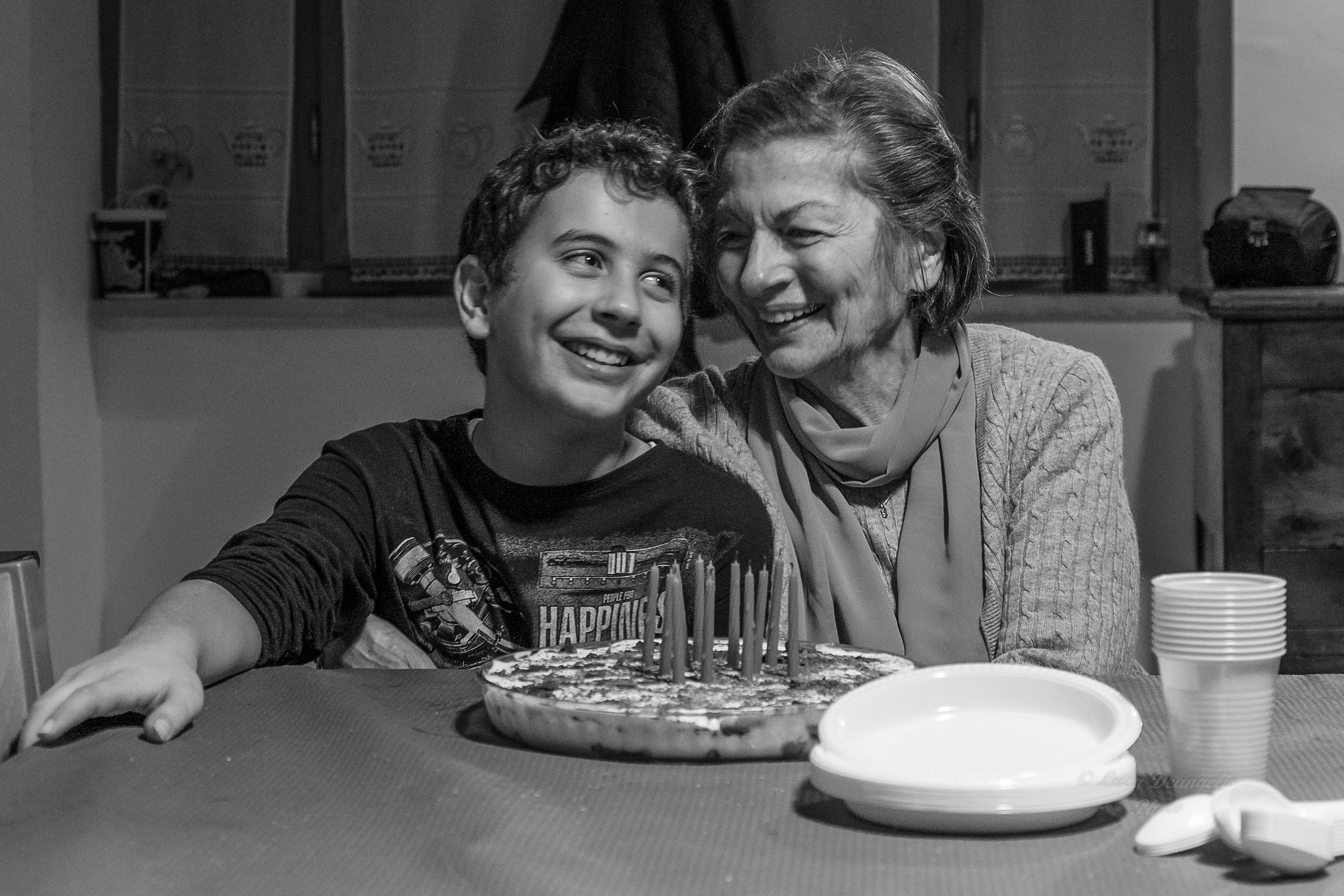 Grandmother and granddaughter