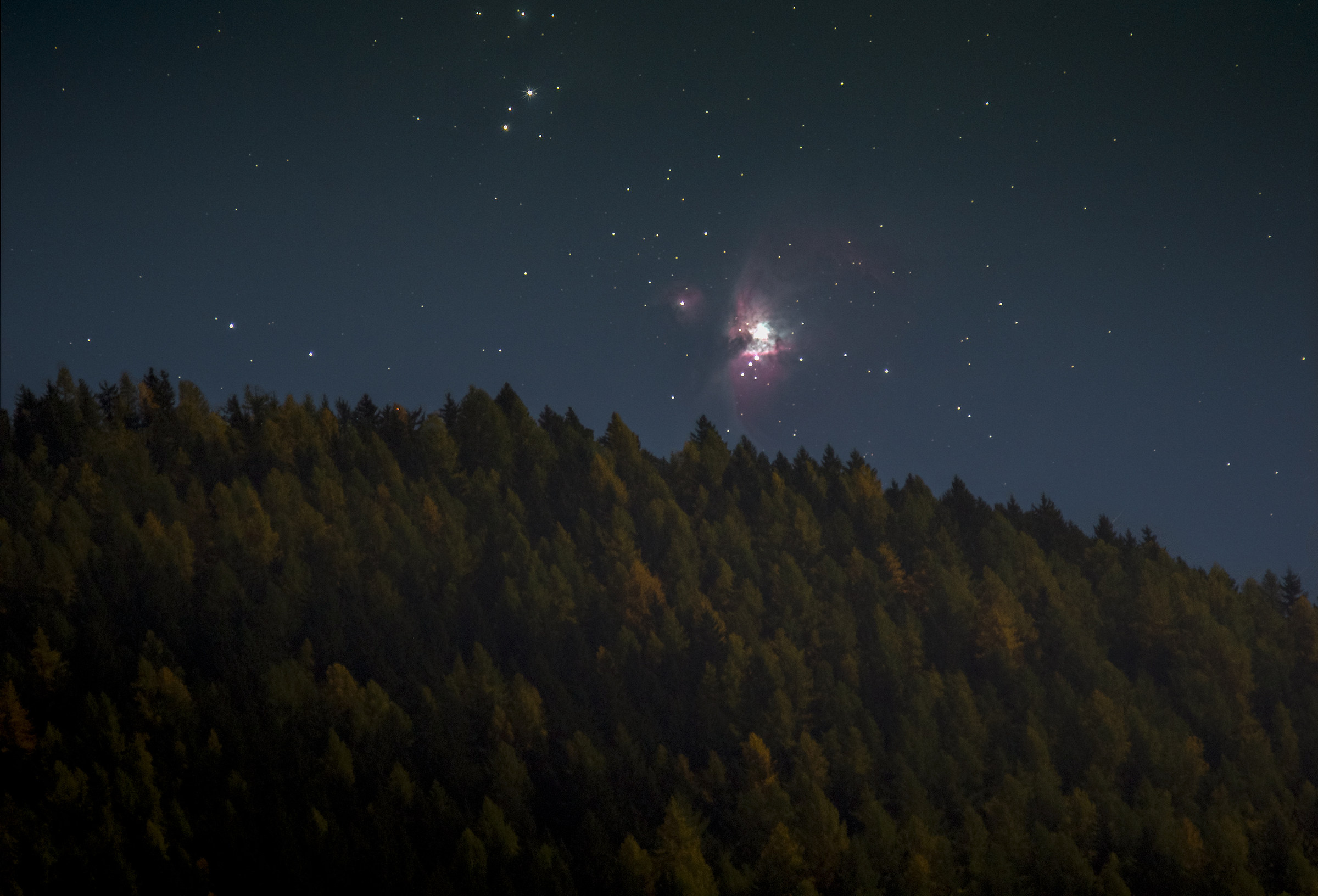 Dawn of the Orion Nebula.