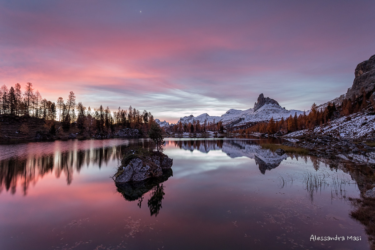 Sunrise at Lake Federa