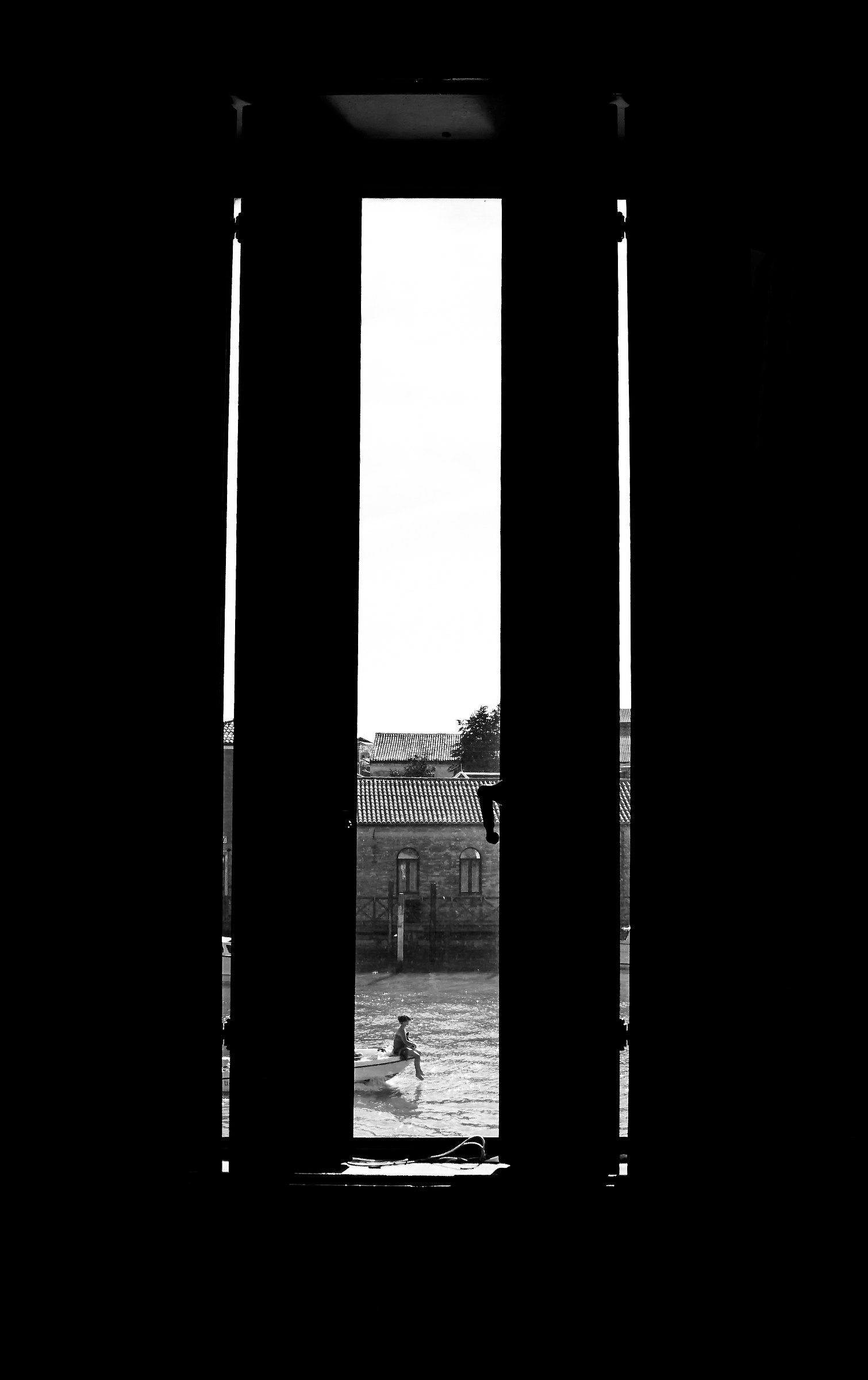 The window of my house in Murano.