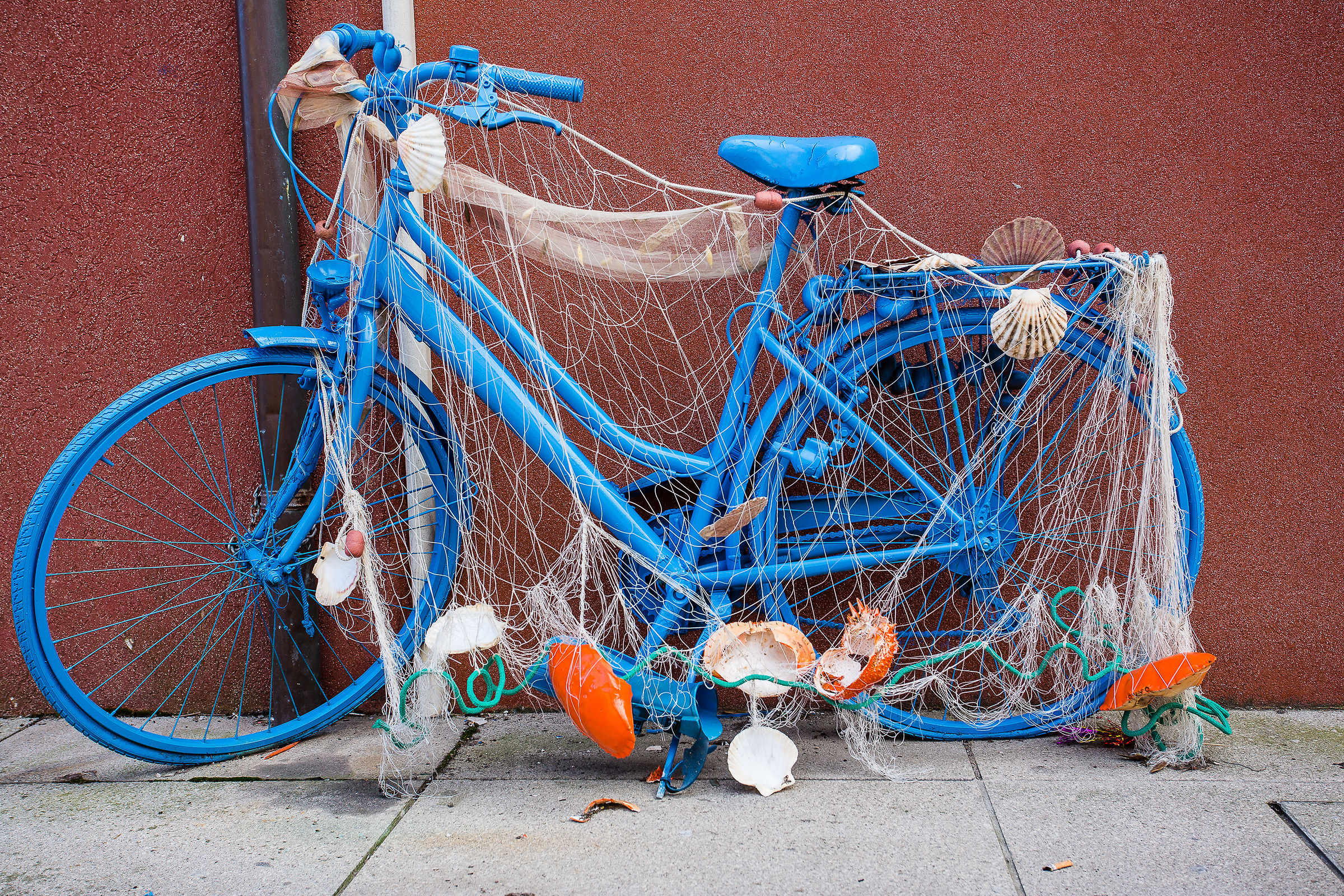 blue bike