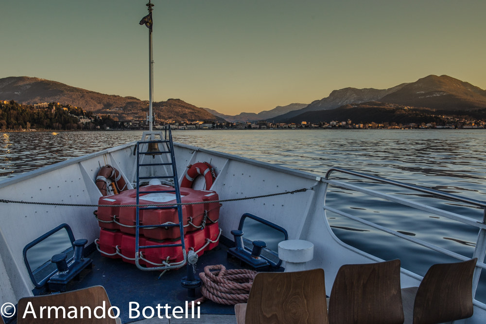 Sailing towards Luino