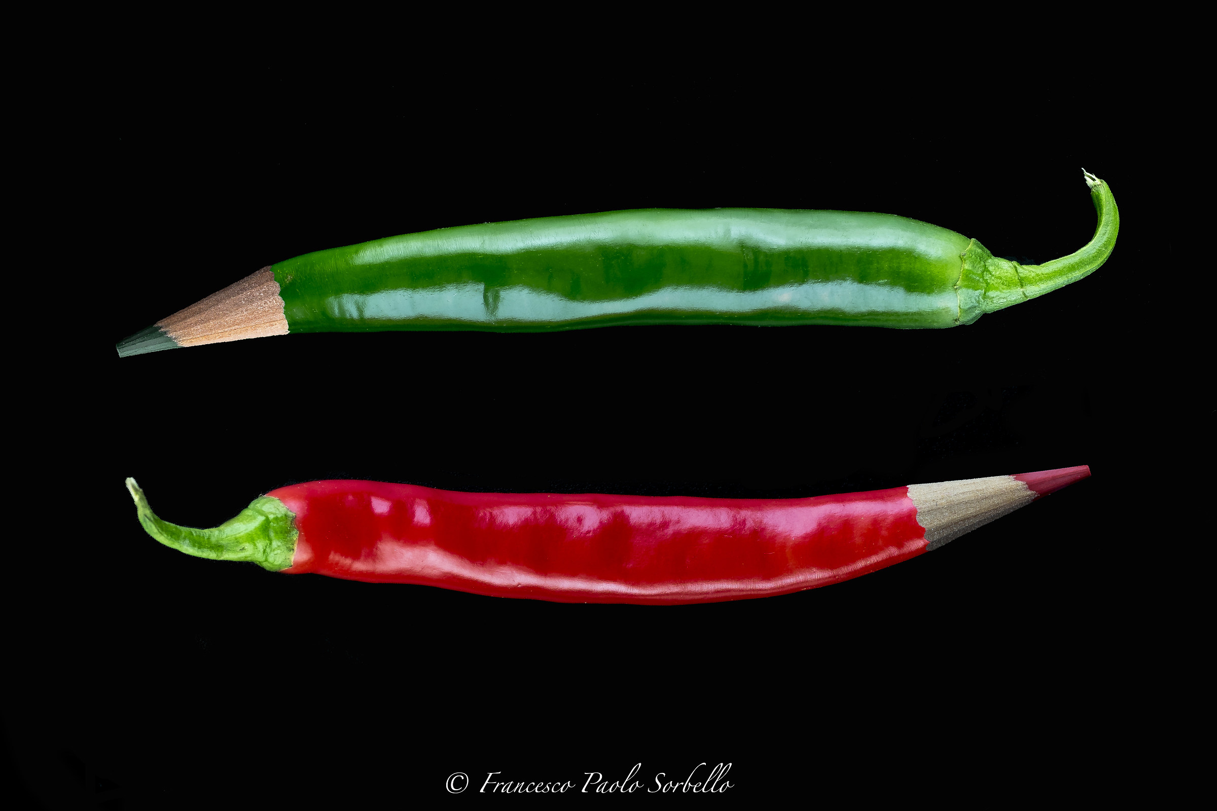 colored peppers