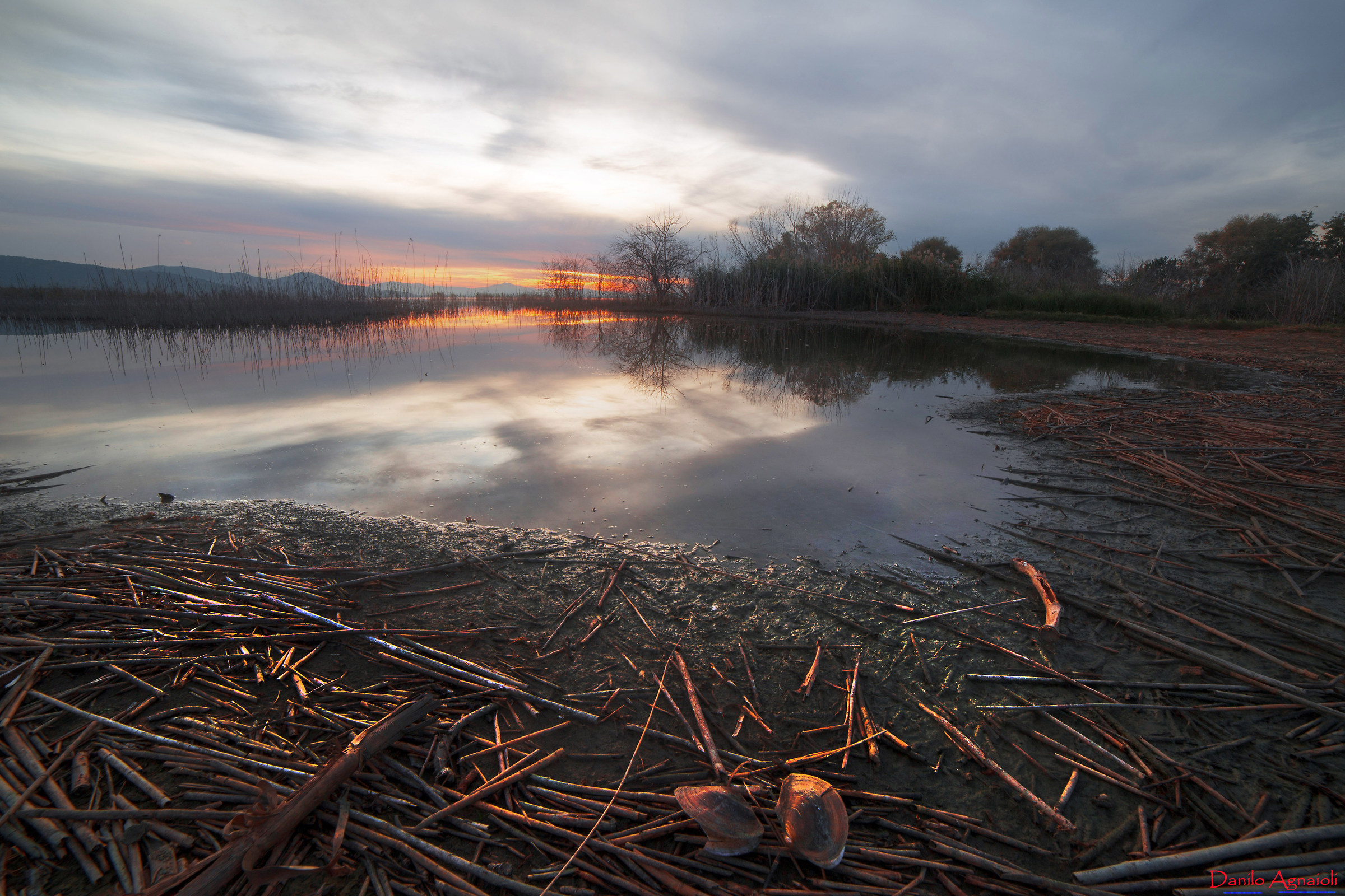 minute by minute and changing light situation.