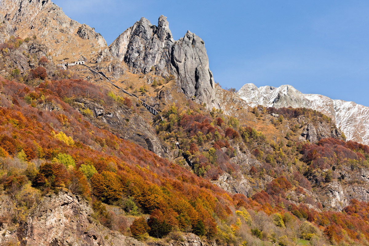 The colors of autumn in Valbondione ...