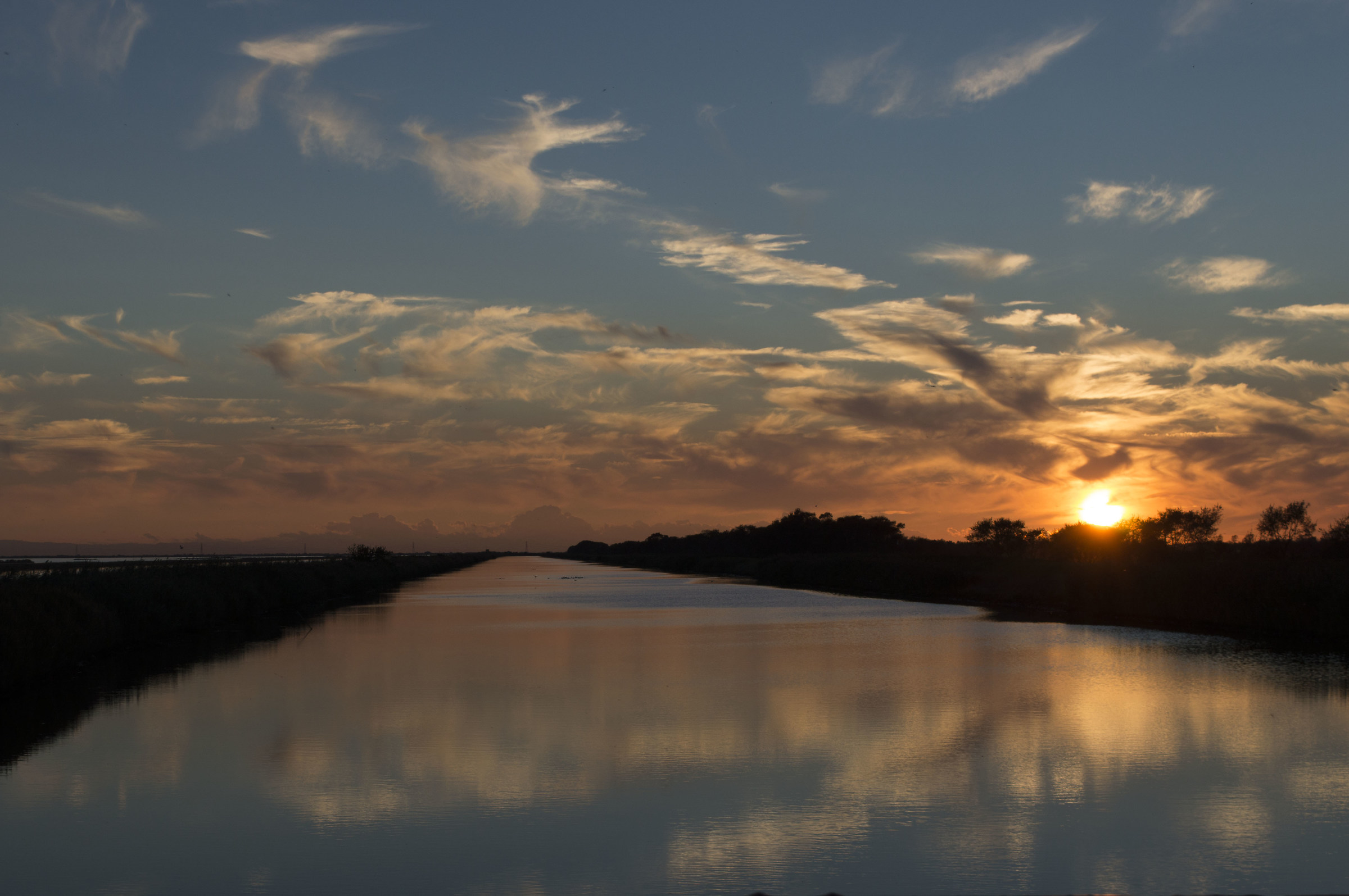 Sunset, Comacchio Valleys