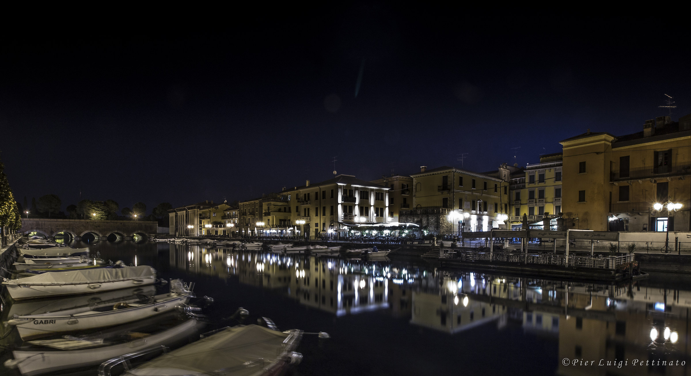 scorcio notturno del canale di mezzo