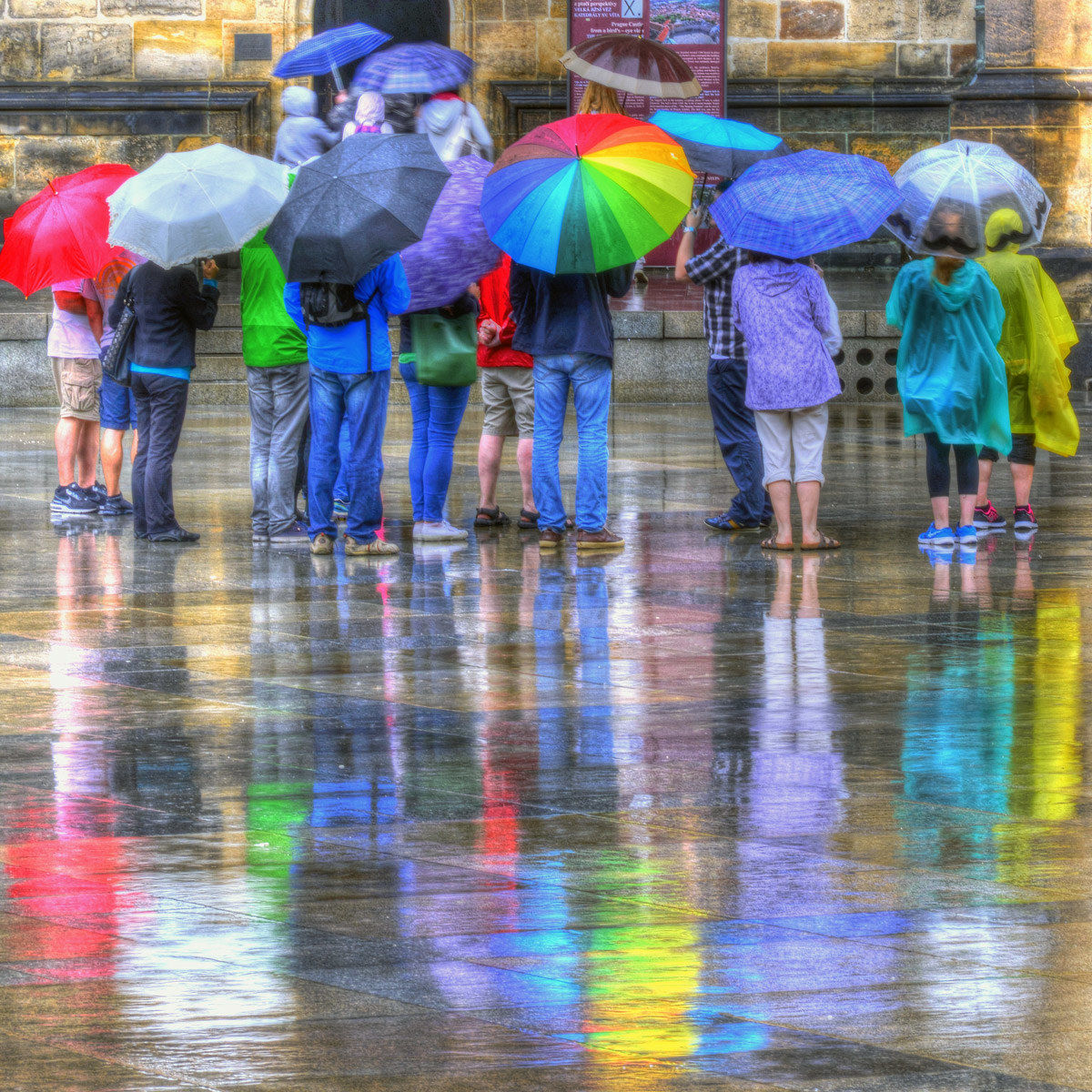 Colourful reflections