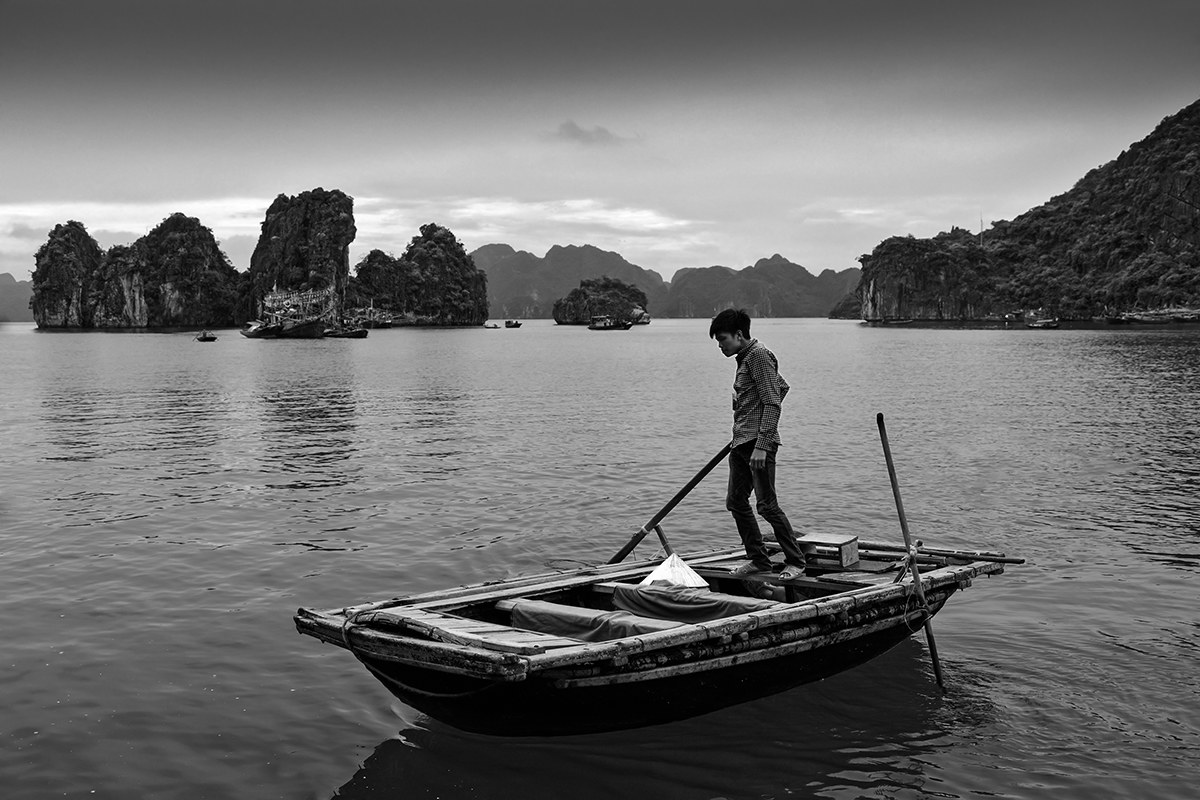 Nella baia di Ha Long
