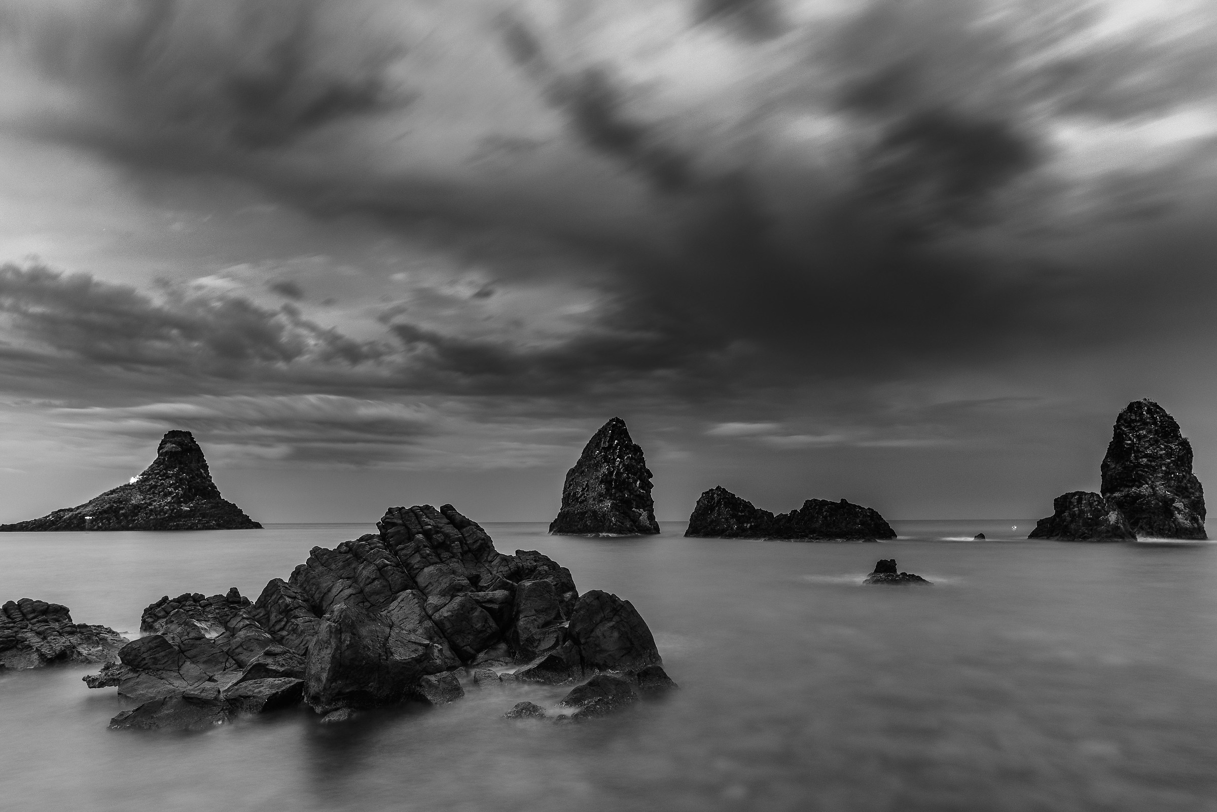 Acitrezza long exposure B&W