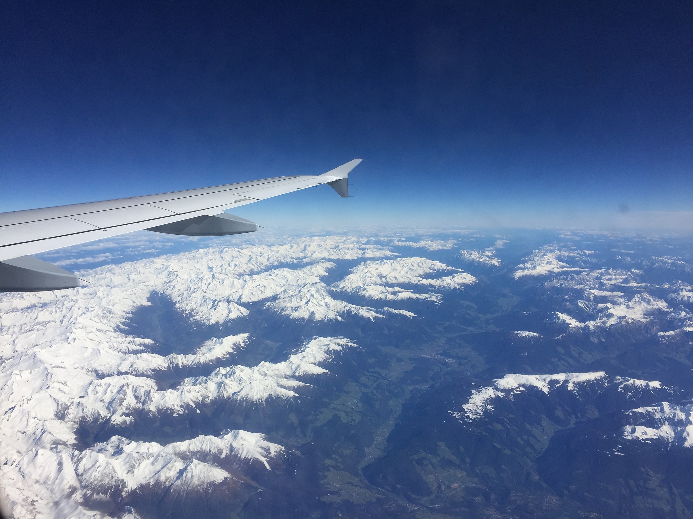 Over the Alps.