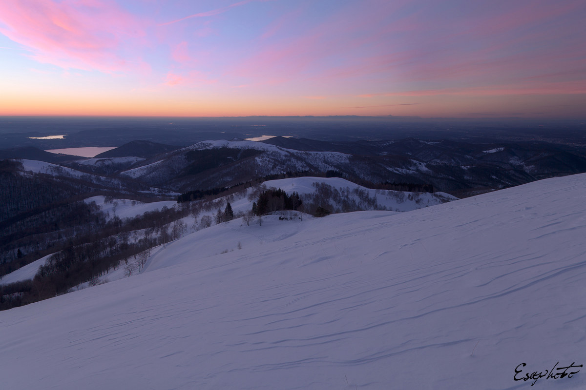 Sunrise at Mottarone (winter 2015)