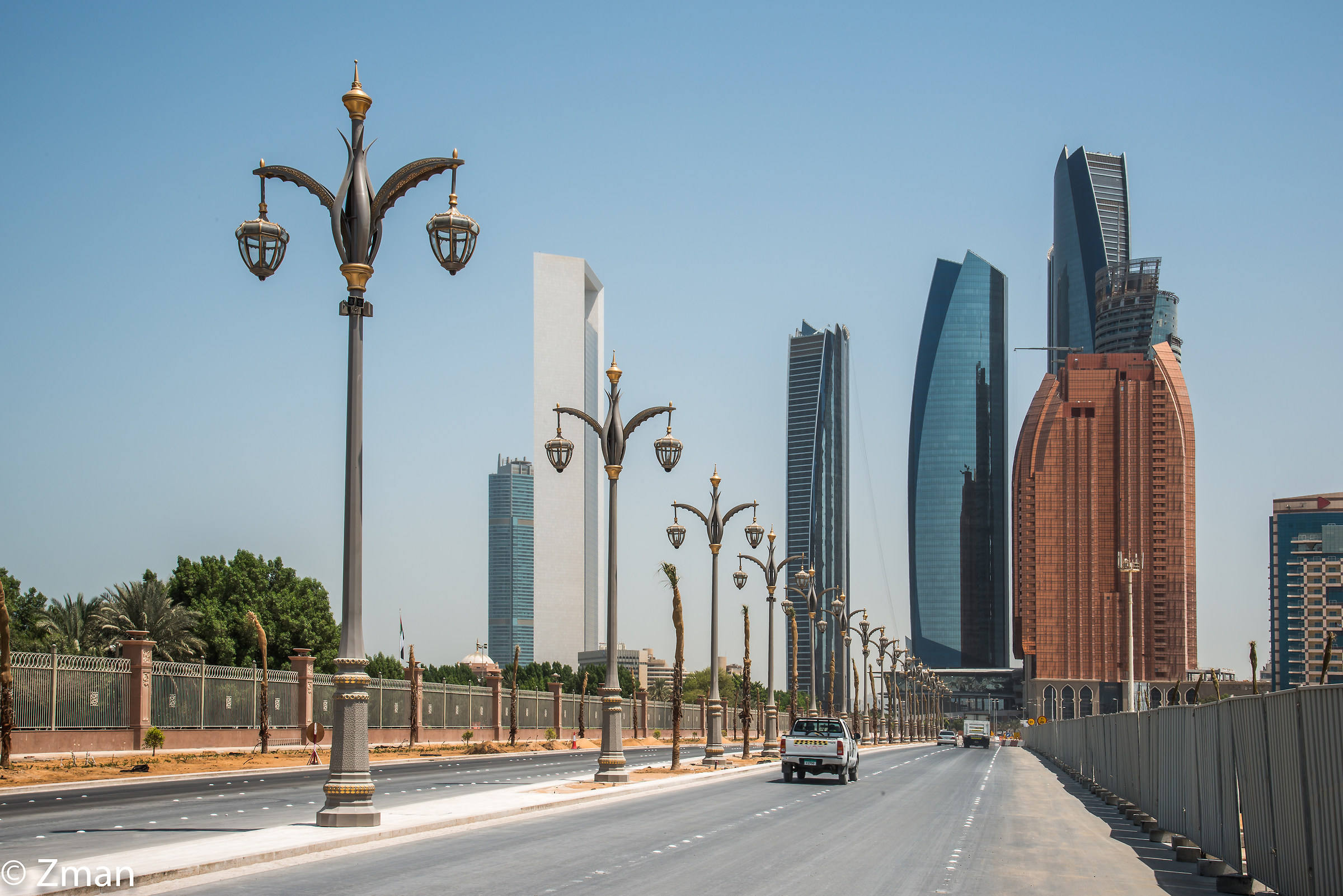 The Street Lamp Posts To The New Palace