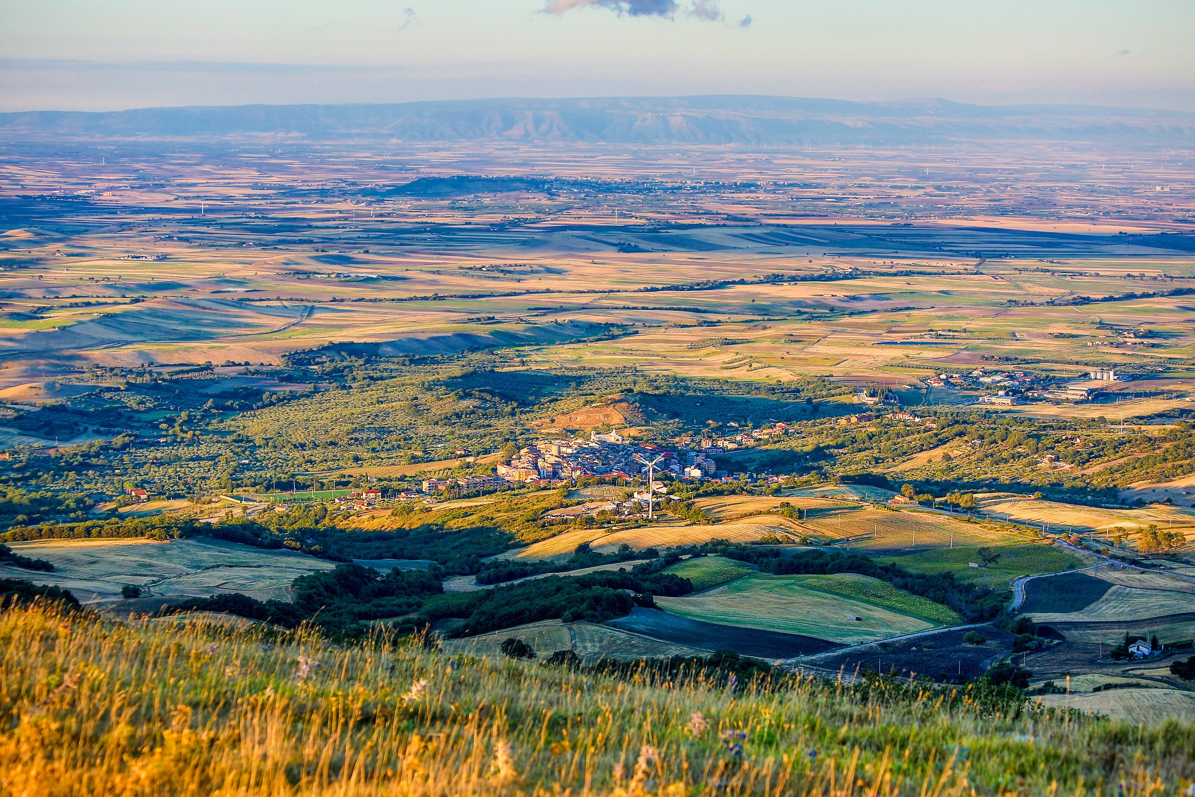Il Gargano e il tavoliere dal monte Cornacchia