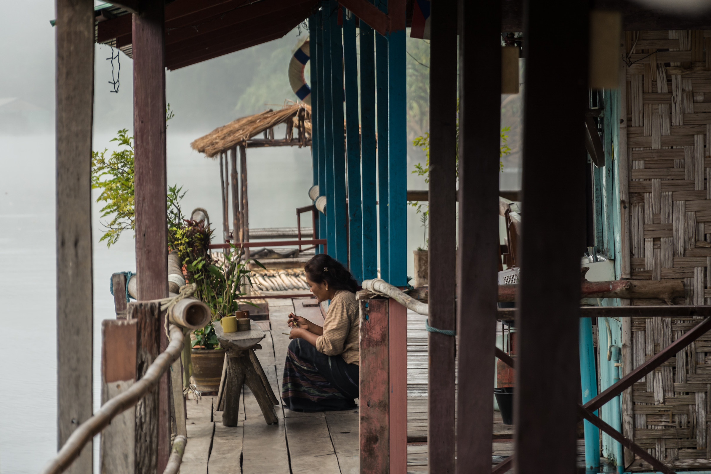 The river and the fog