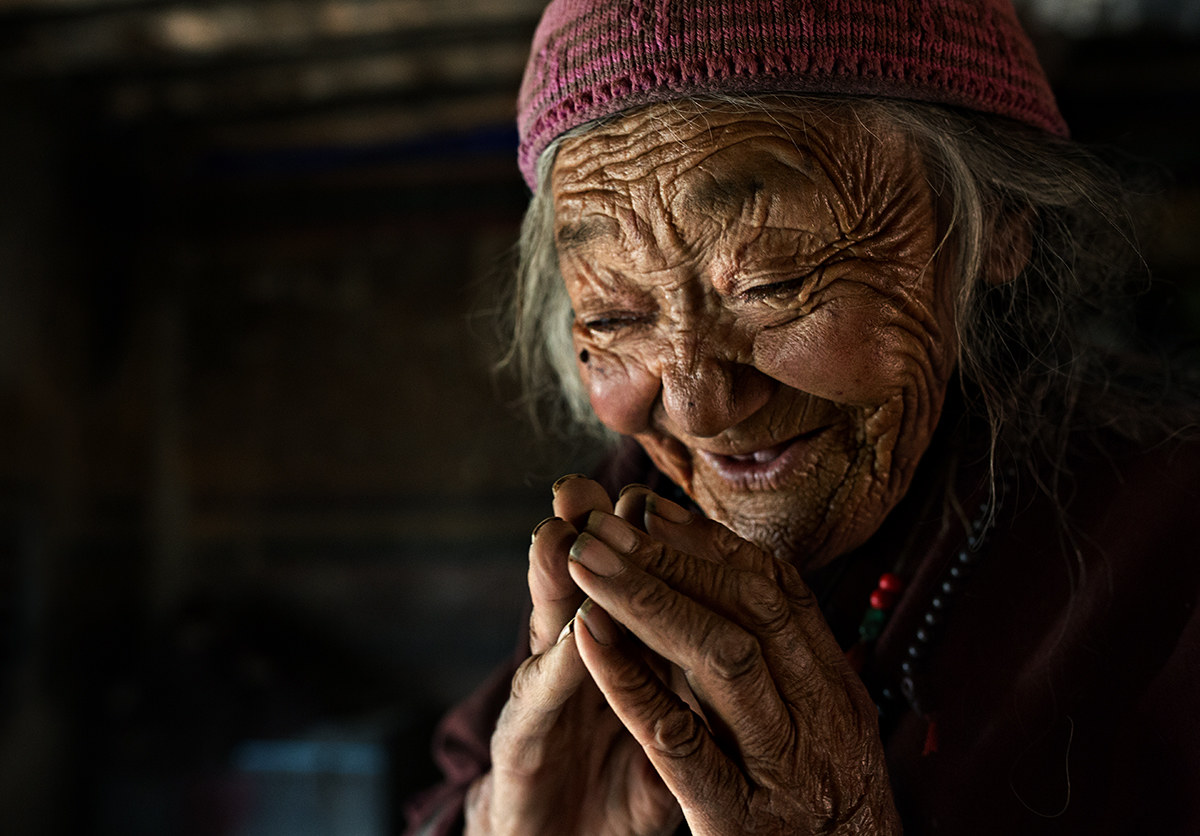 prayer, Ladakh
