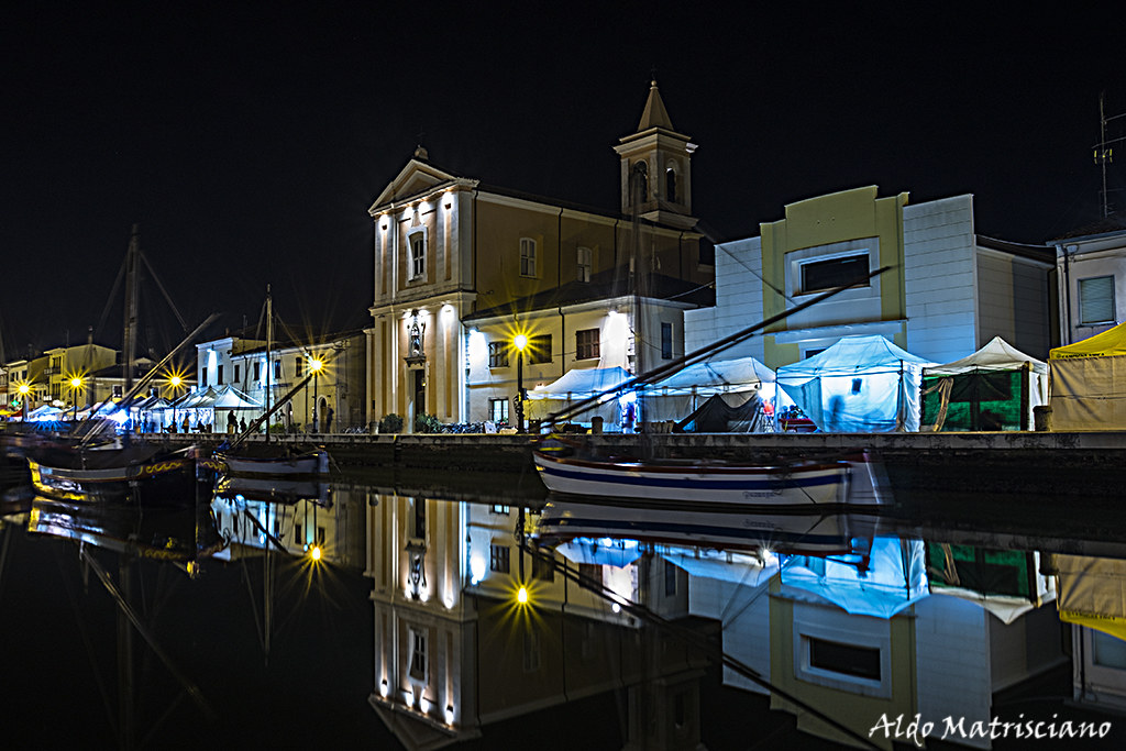 Cesenatico by night