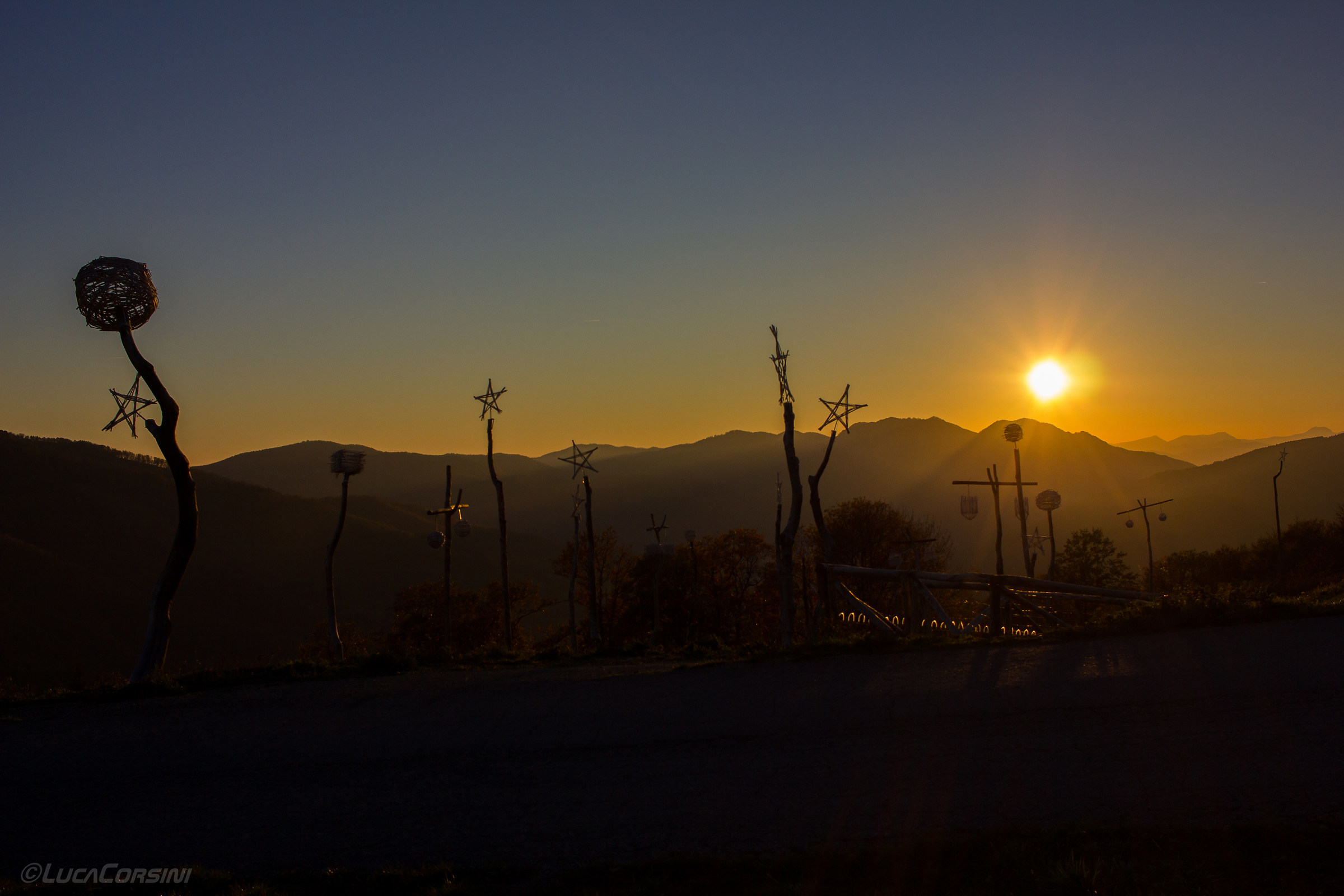 Sunset at Pian dei Termini