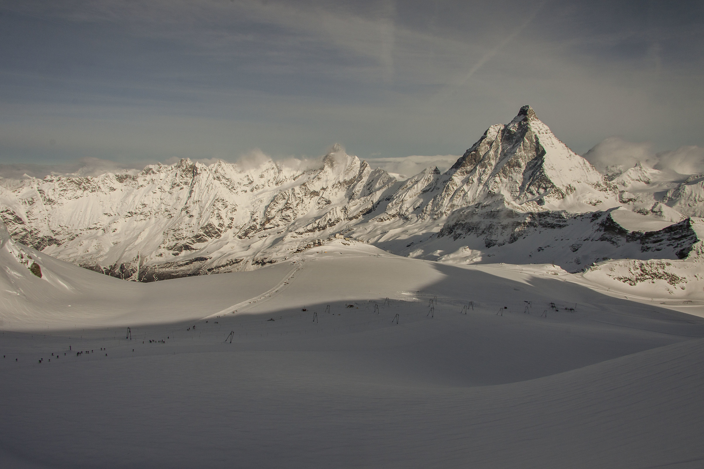 verso il colle del Breithorn