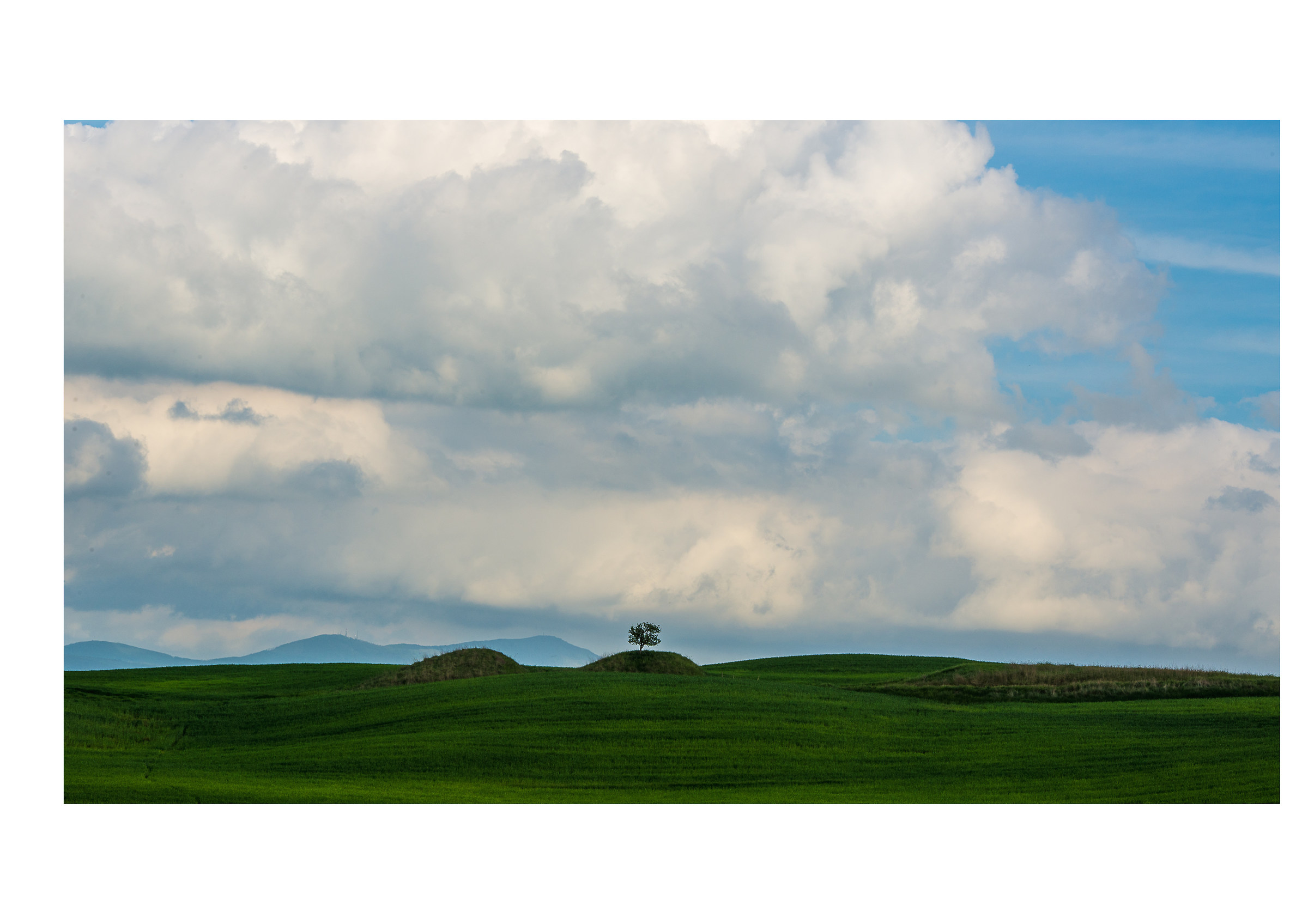 Alone underneath the clouds